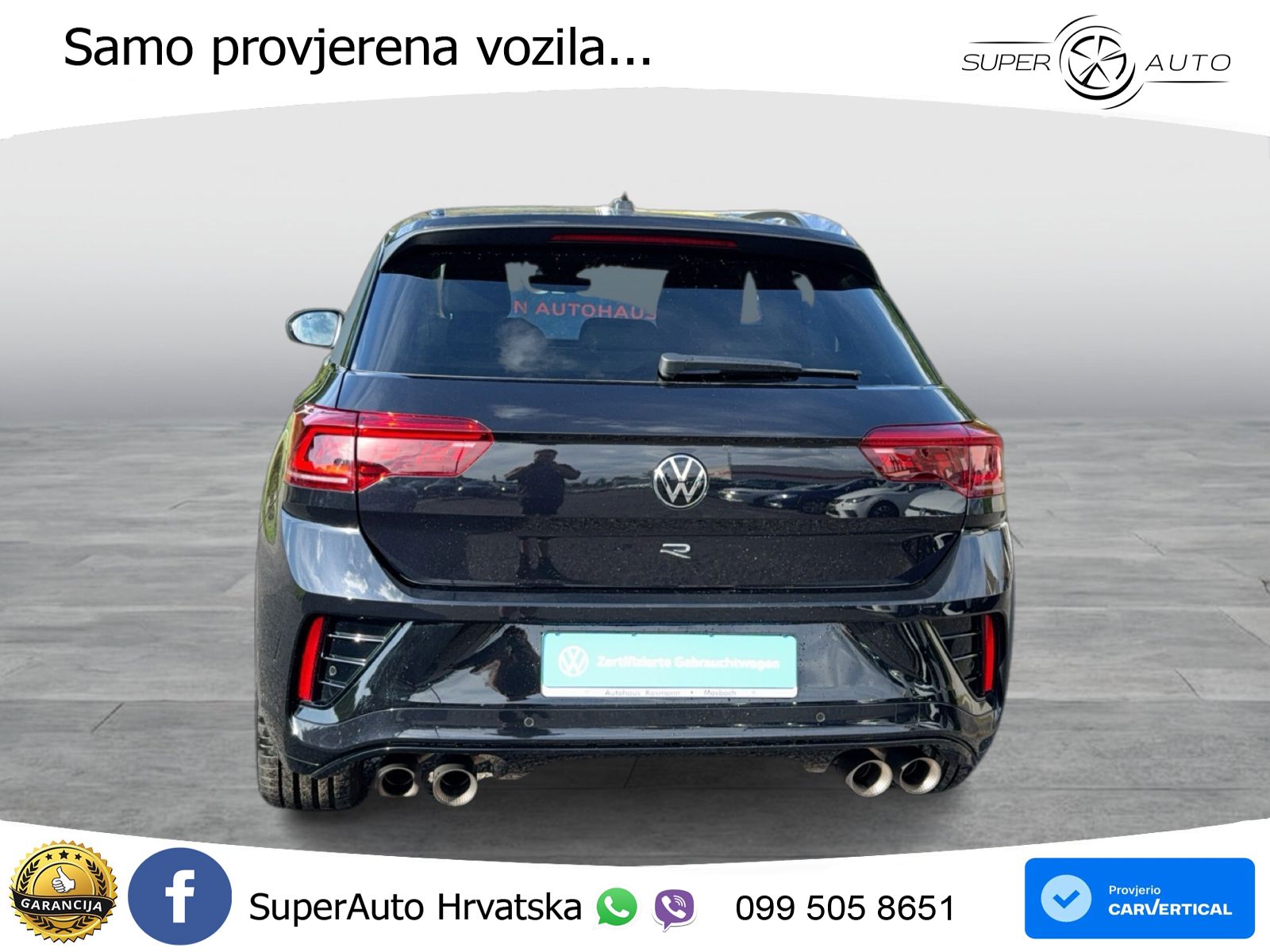 Volkswagen T-Roc I R 2.0 TSI (300 KS) OPF 4M DSG LED+GR SJED+ACC