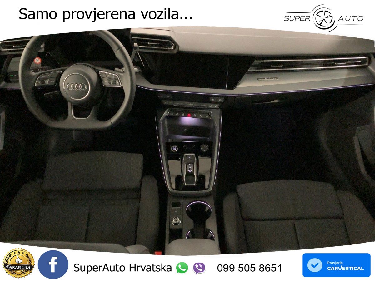 Audi A3 Sportback 40 TFSI (204 KS) quattro S tronic advanced LED+GR SJED+ACC