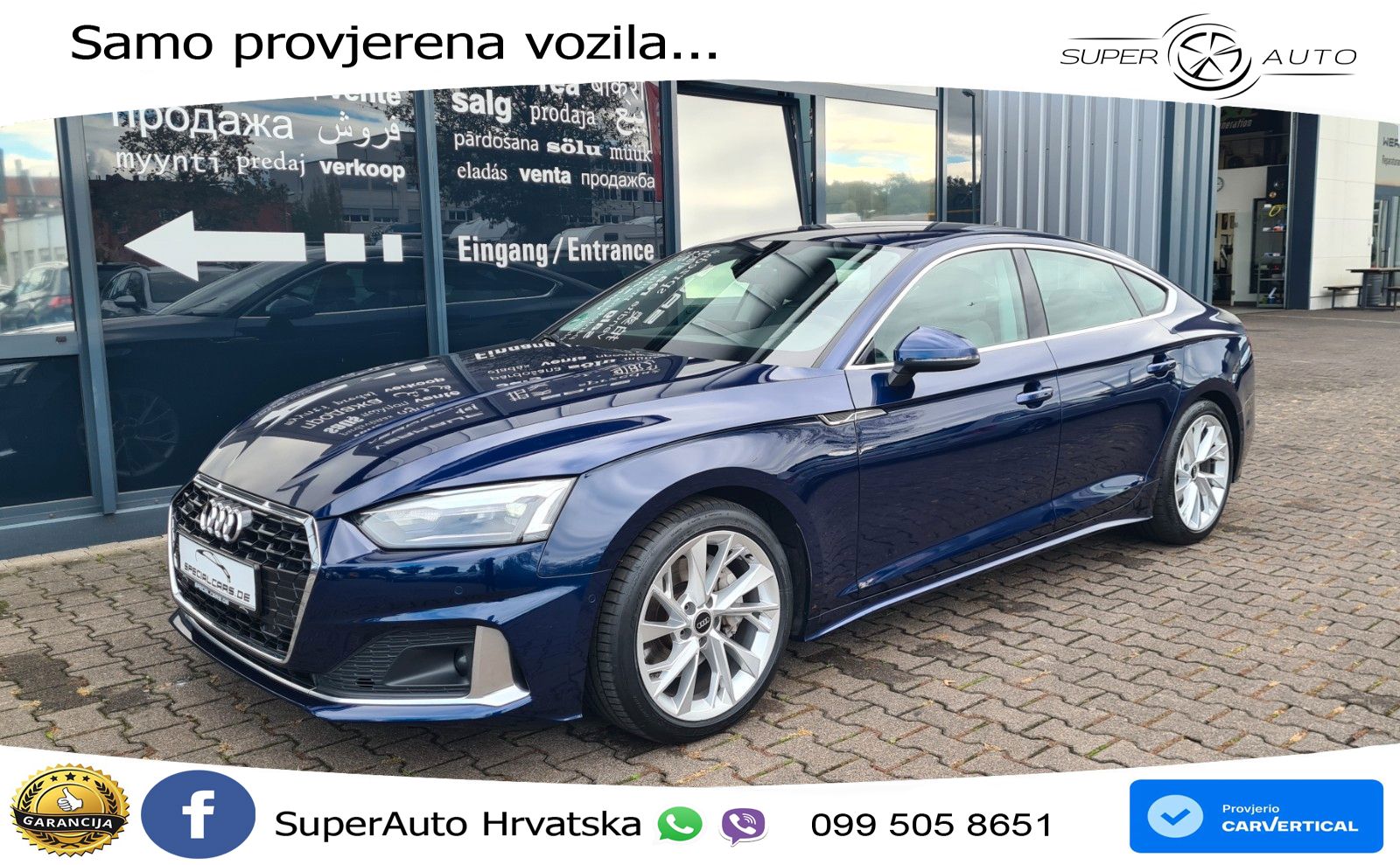 Audi A5 Sportback 40 TDI (204 KS) quattro S tronic advanced