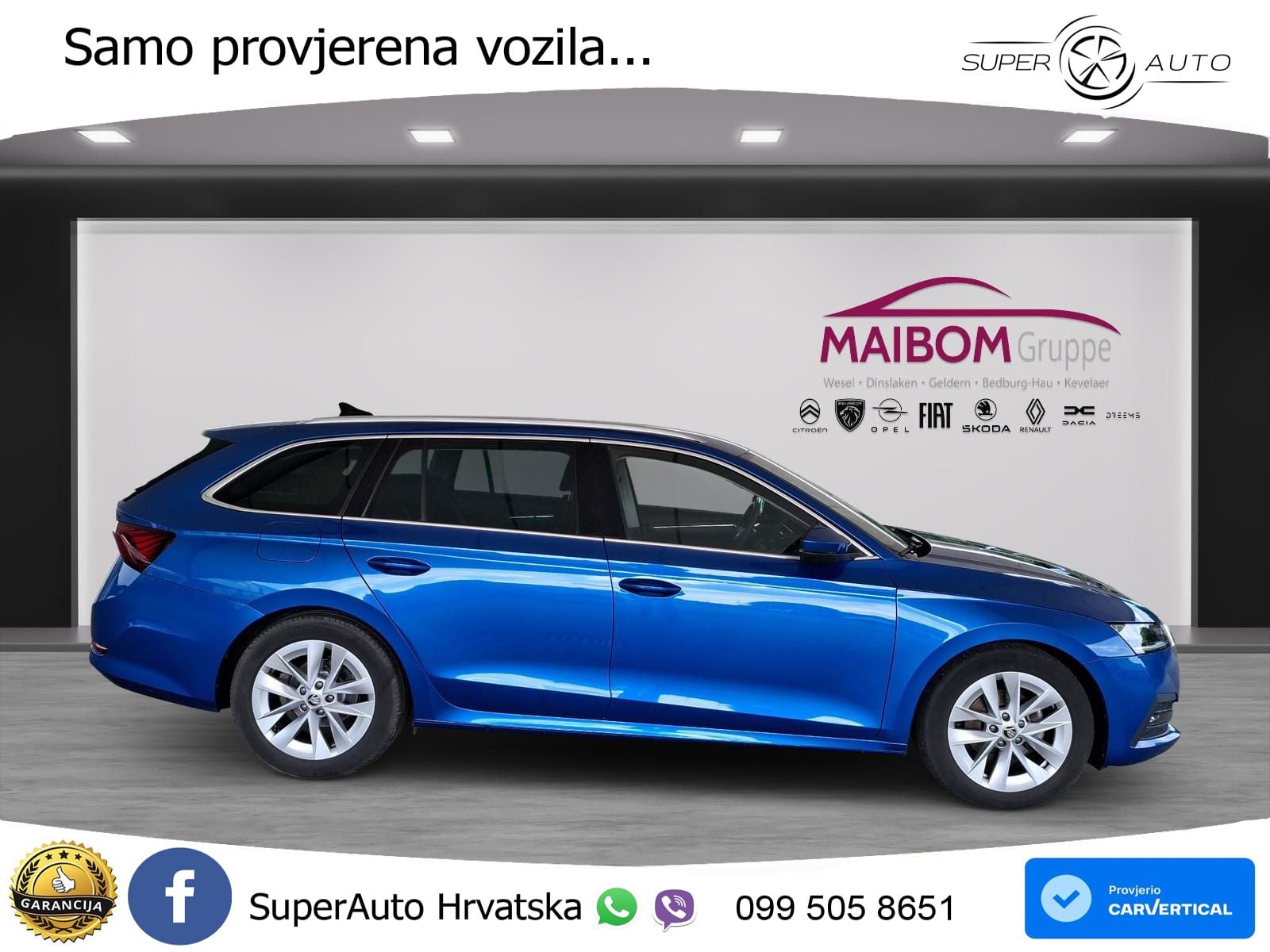 Škoda Octavia Combi 2.0 TDI (150 KS) DSG LED+GR SJED+ACC