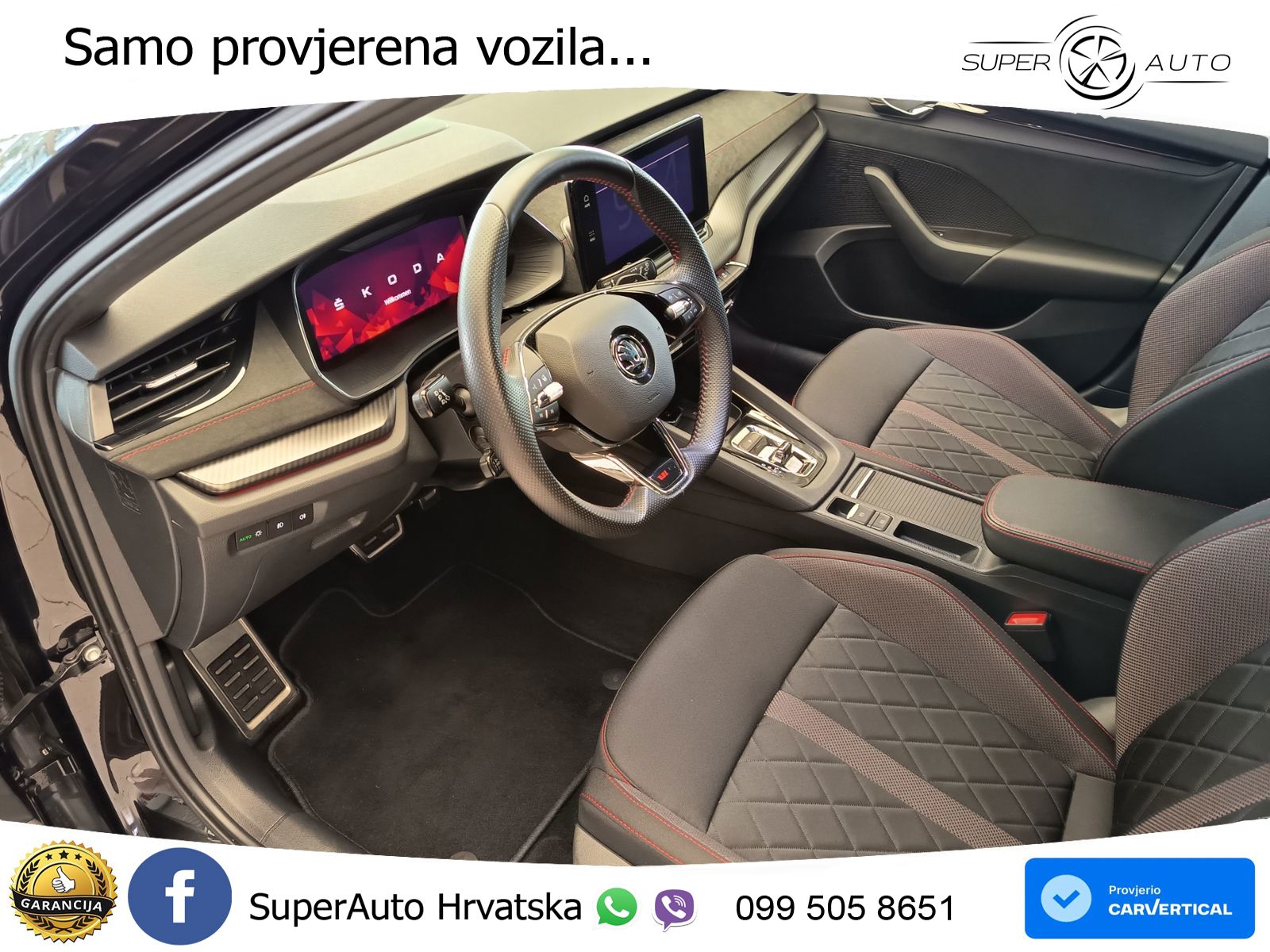 Škoda Octavia Combi RS 2.0 TDI (200 KS) DSG LED+GR SJED+ACC