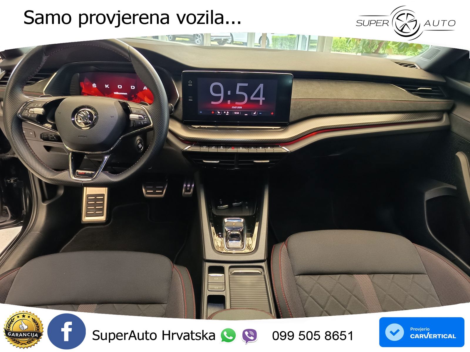 Škoda Octavia Combi RS 2.0 TDI (200 KS) DSG LED+GR SJED+ACC