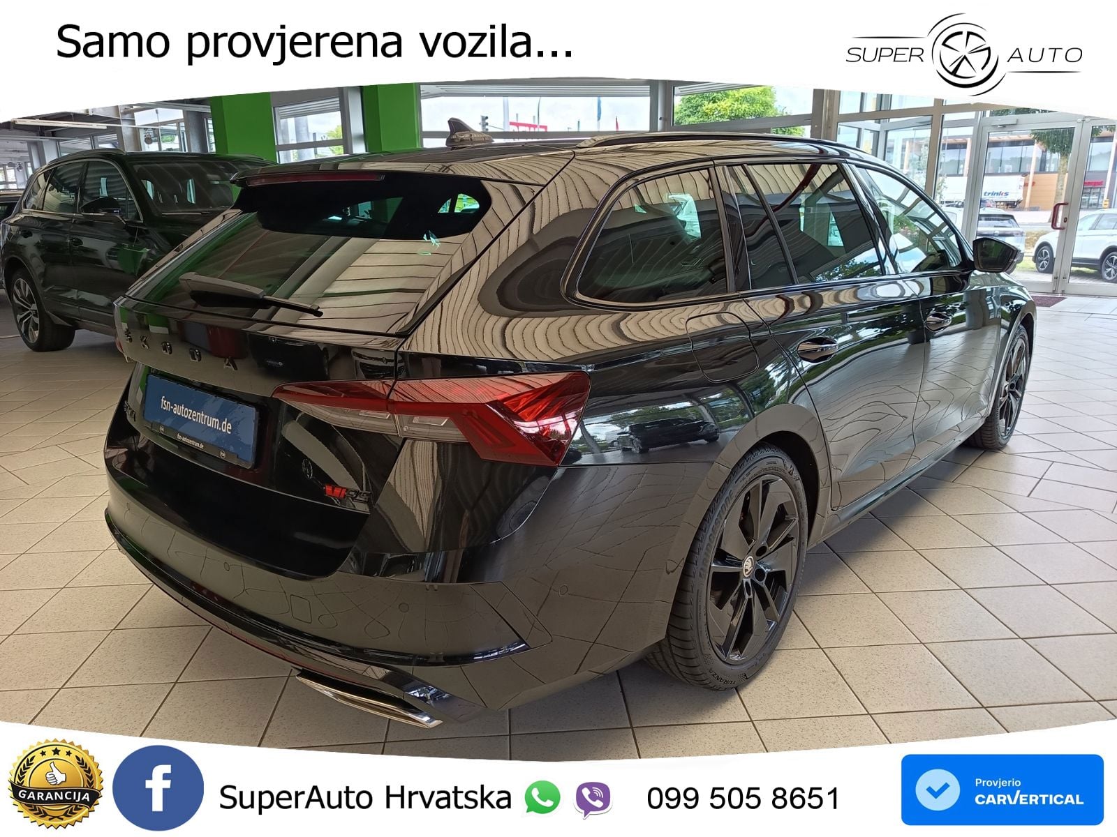 Škoda Octavia Combi RS 2.0 TDI (200 KS) DSG LED+GR SJED+ACC