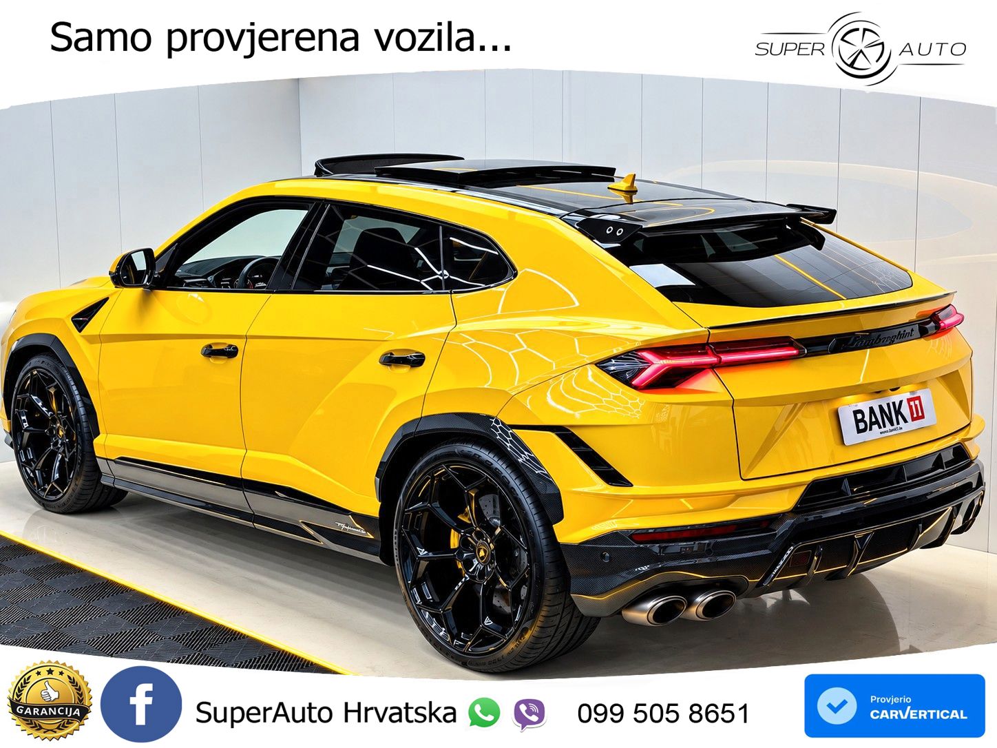 Lamborghini Urus S 4.0 V8 (666 KS) 4WD Automatic ACC+HEAD+4xGR SJED+360+PANO