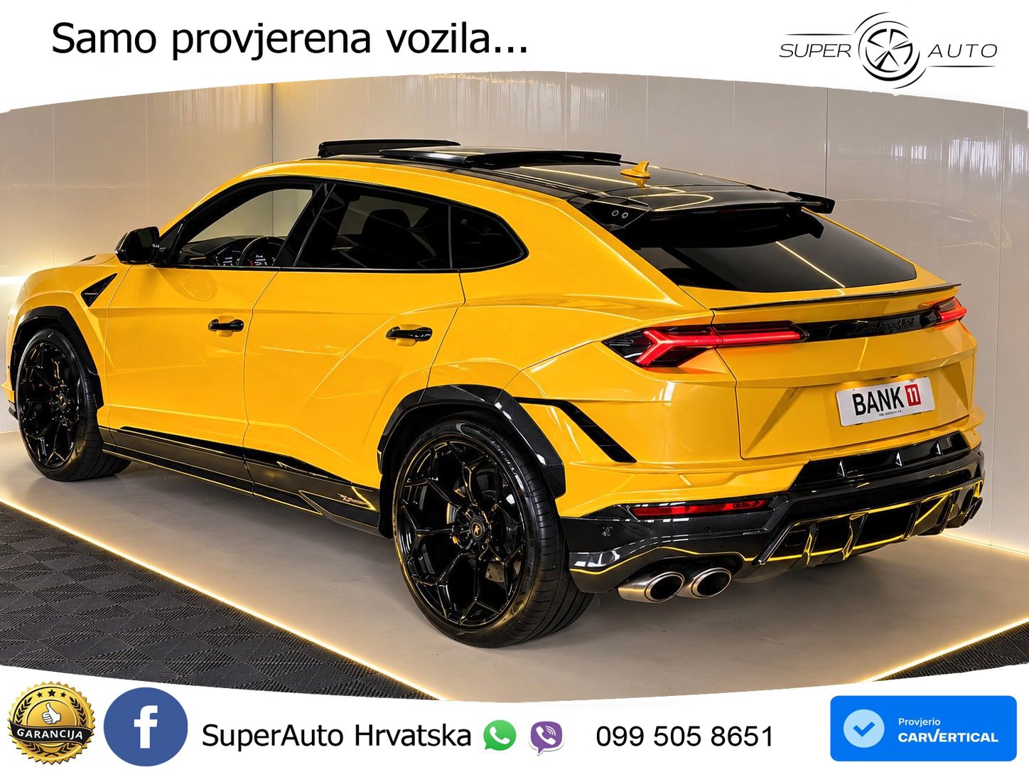 Lamborghini Urus S 4.0 V8 (666 KS) 4WD Automatic ACC+HEAD+4xGR SJED+360+PANO
