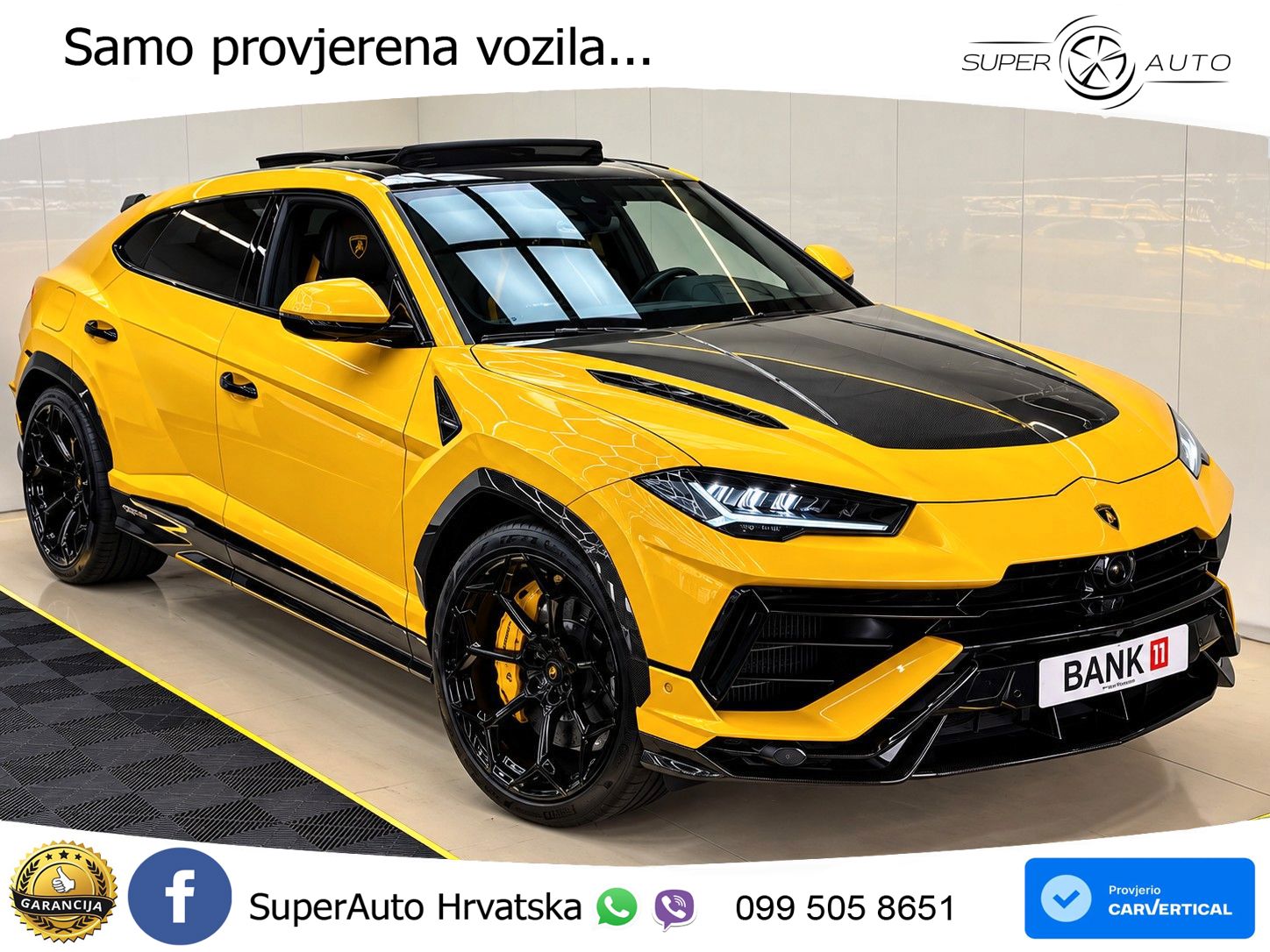 Lamborghini Urus S 4.0 V8 (666 KS) 4WD Automatic ACC+HEAD+4xGR SJED+360+PANO