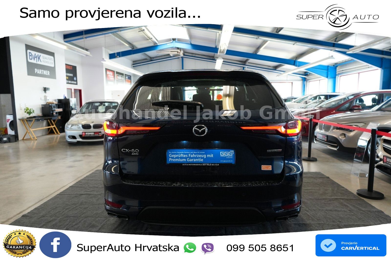 Mazda CX-60 3.3 e-Skyactiv D (254 KS) AWD Automatic LED+GR SJED+ACC