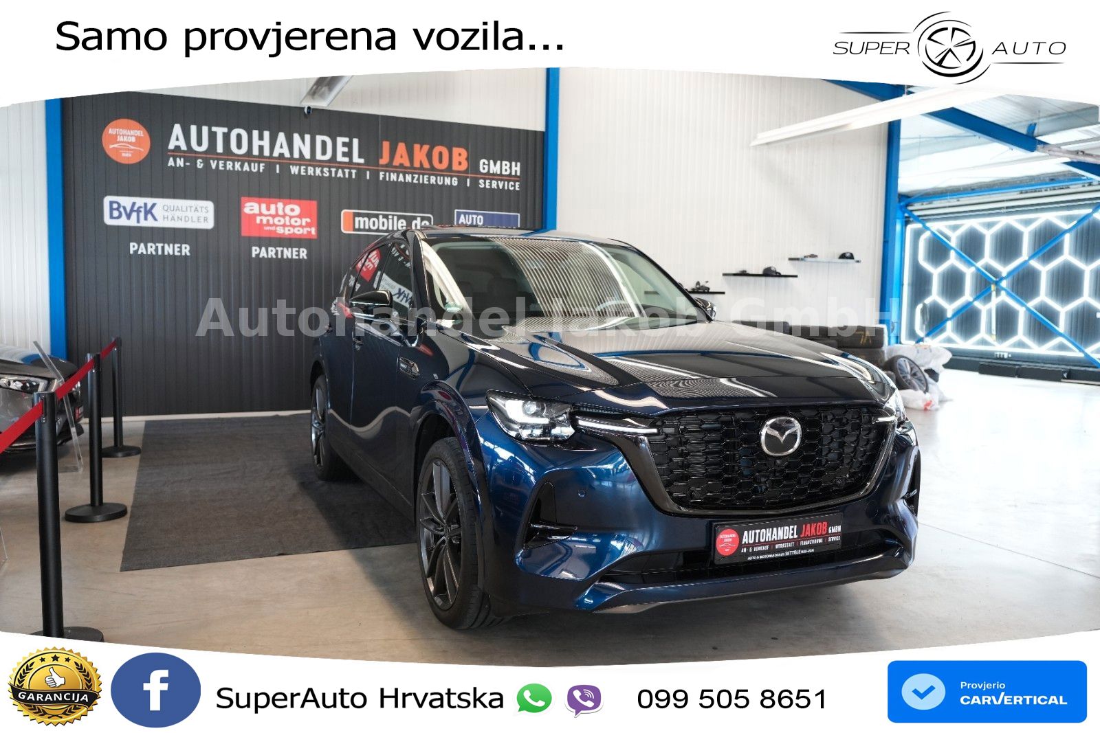 Mazda CX-60 3.3 e-Skyactiv D (254 KS) AWD Automatic LED+GR SJED+ACC