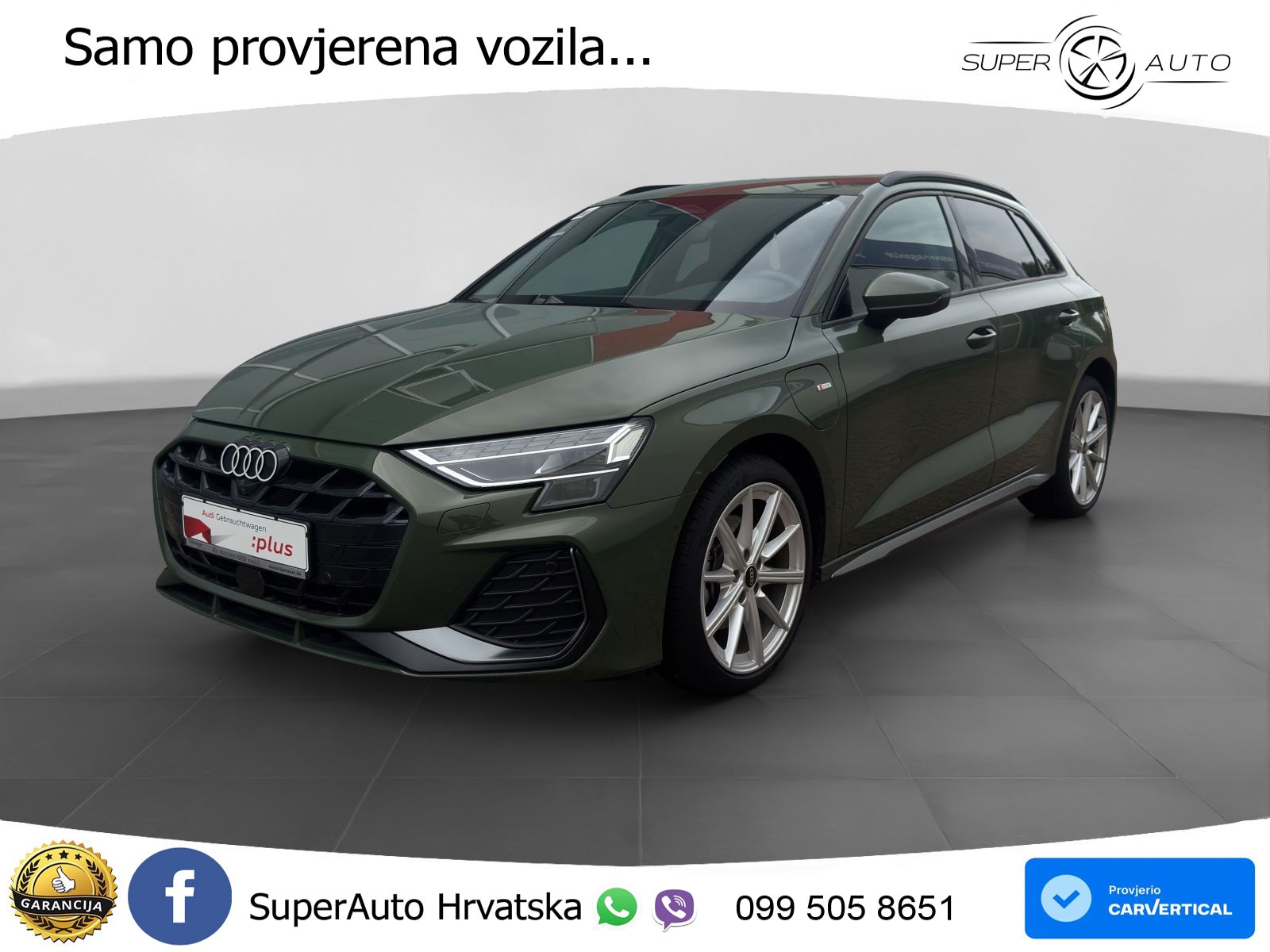 Audi A3 Sportback 40 TFSI e (204 KS) Plug-in Hybrid S tronic S line MATRIX+GR SJED+KAM