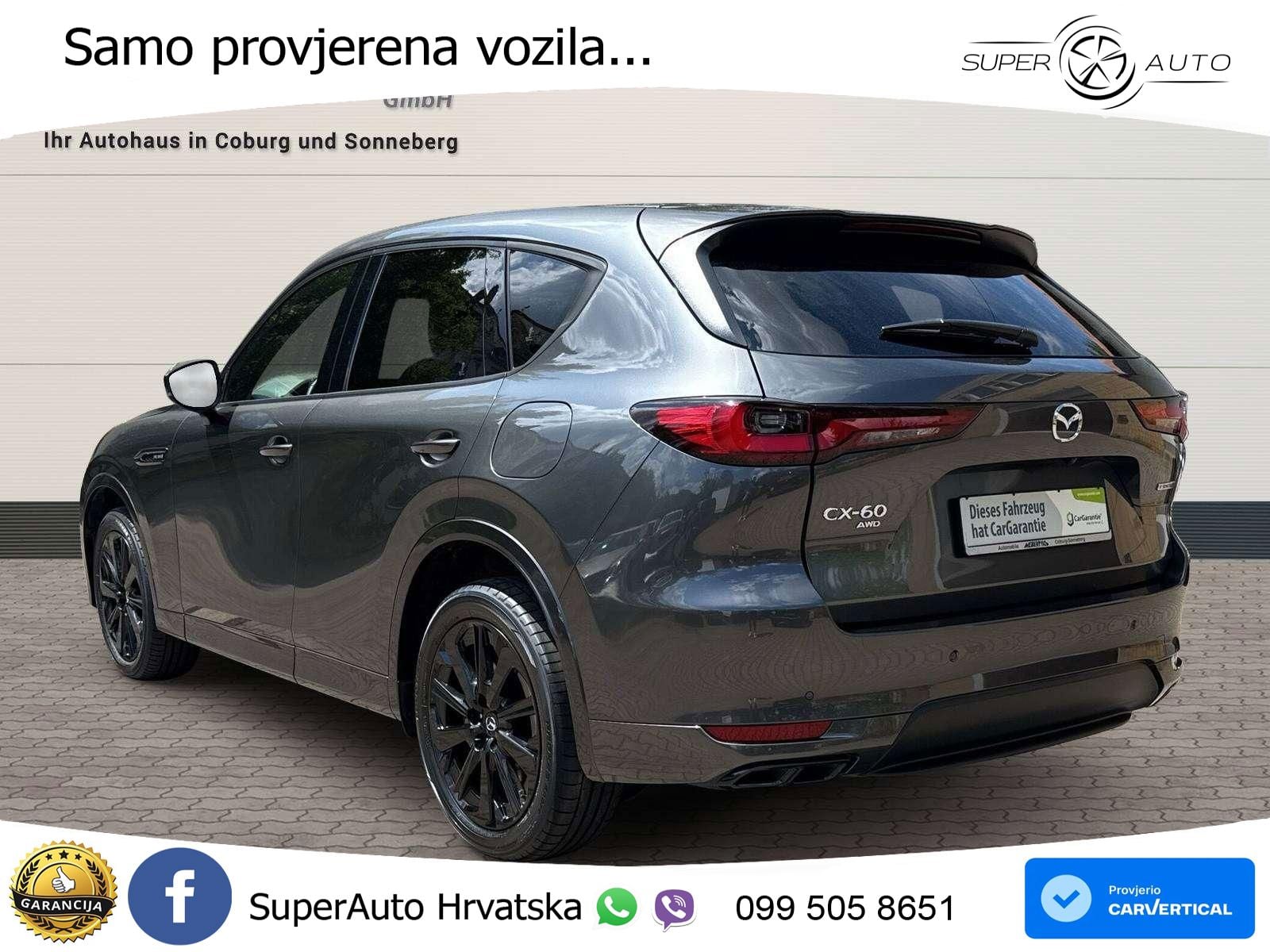 Mazda CX-60 3.3 e-Skyactiv D (254 KS) AWD Automatic LED+GR SJED+ACC