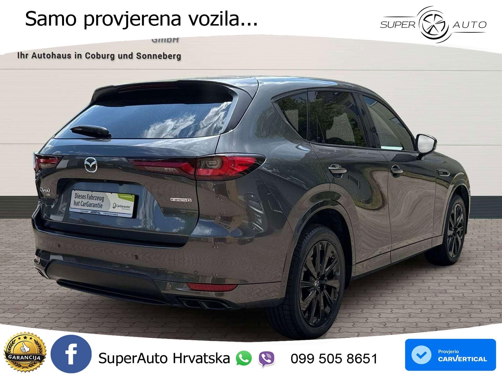 Mazda CX-60 3.3 e-Skyactiv D (254 KS) AWD Automatic LED+GR SJED+ACC