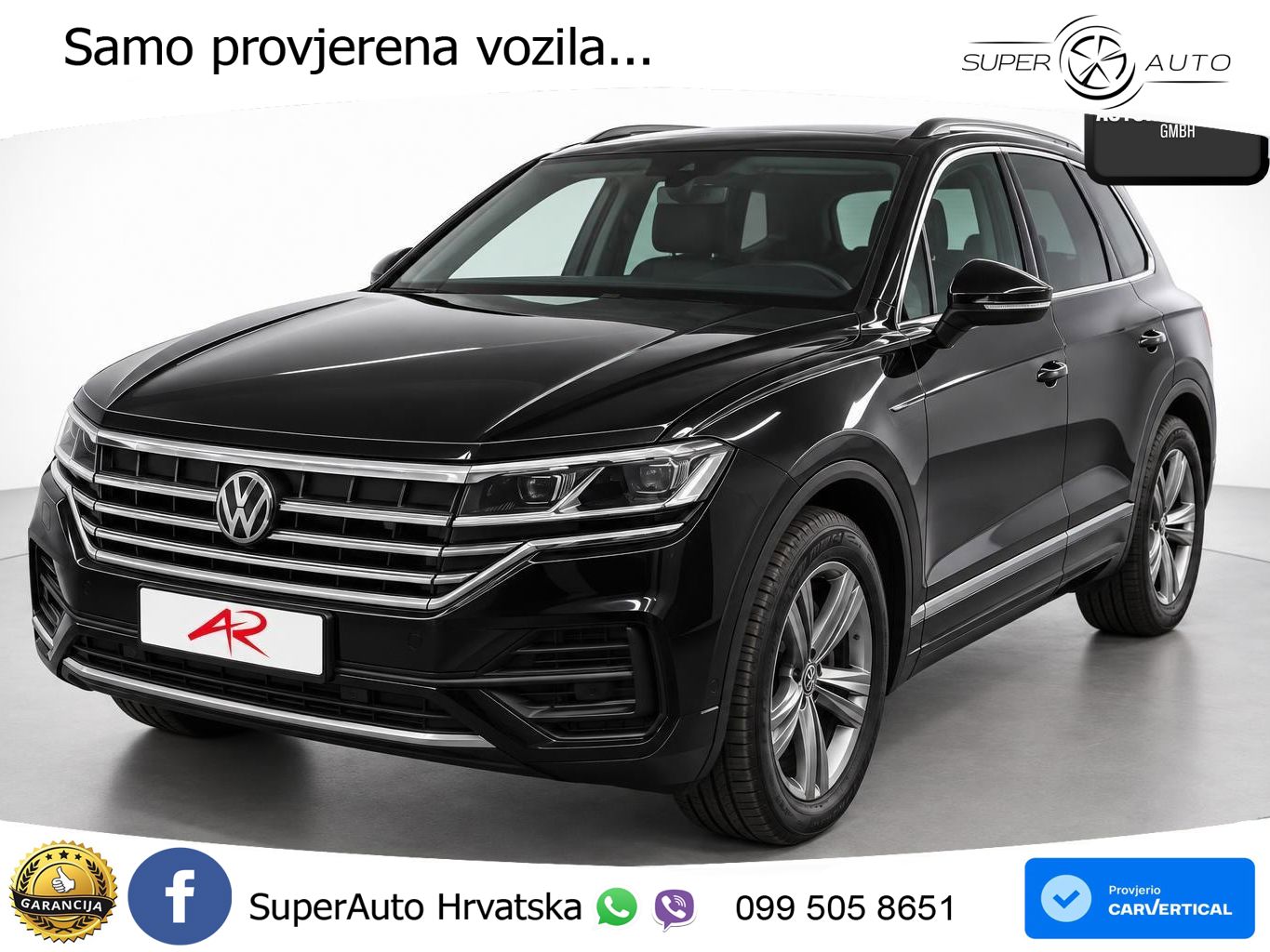 Volkswagen Touareg 3.0 V6 TDI (231 KS) 4MOTION Tiptronic R-Line ZRAČNI+ACC+GR SJED+KAM+PANO