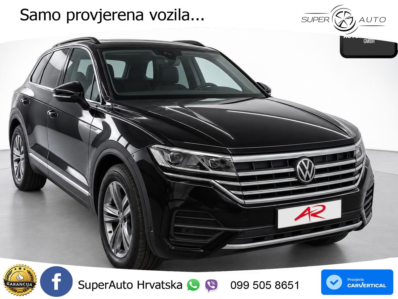 Volkswagen Touareg 3.0 V6 TDI (231 KS) 4MOTION Tiptronic R-Line ZRAČNI+ACC+GR SJED+KAM+PANO