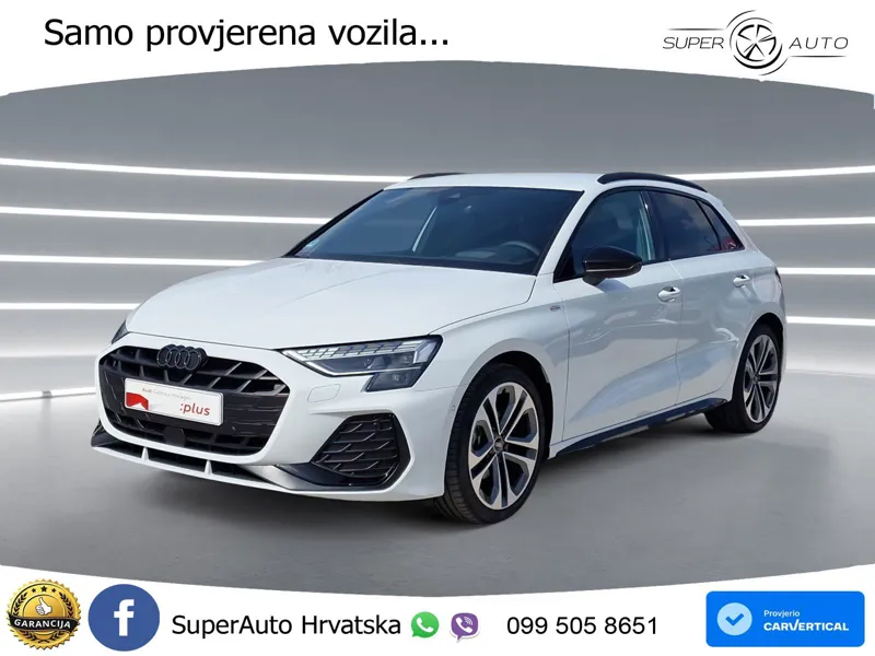 Audi A3 35 TFSI (150 KS) S tronic 2x S line LED+GR SJED+ACC