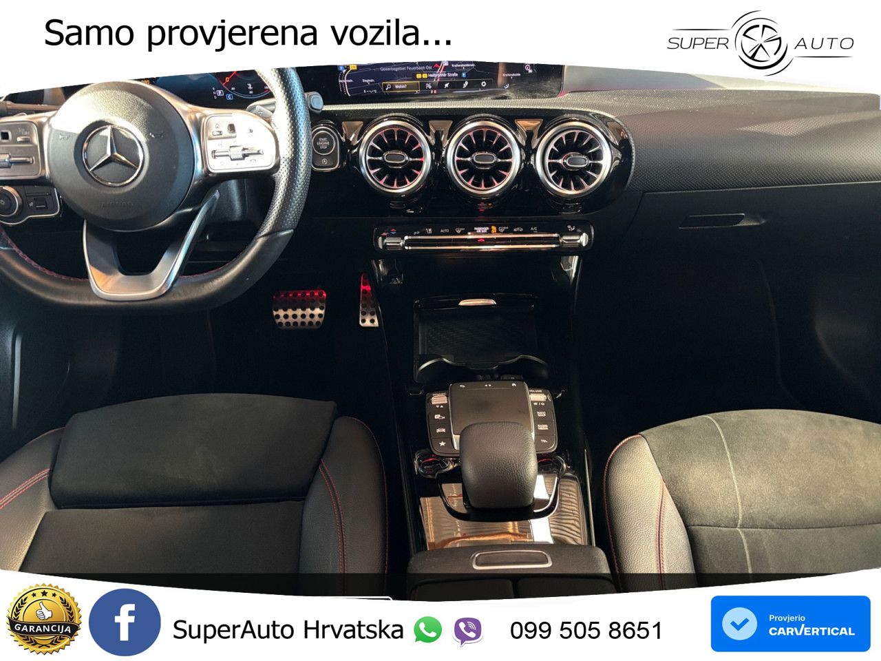 Mercedes-Benz A 200d 8G-DCT AMG LED+GR SJED+ACC