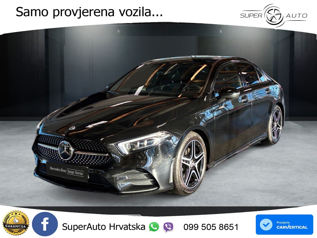 Mercedes-Benz A 200d 8G-DCT AMG LED+GR SJED+ACC