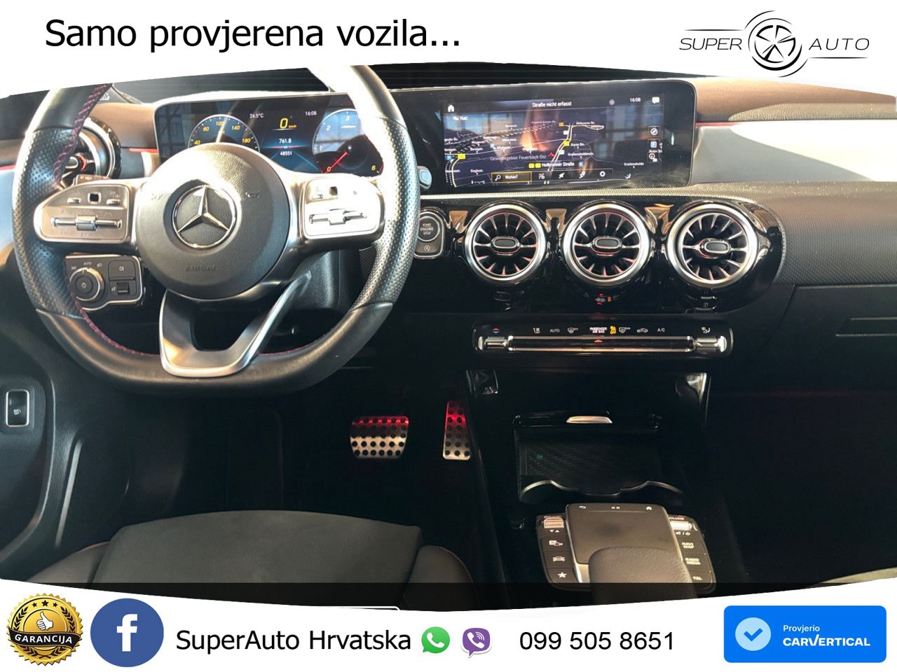 Mercedes-Benz A 200d 8G-DCT AMG LED+GR SJED+ACC