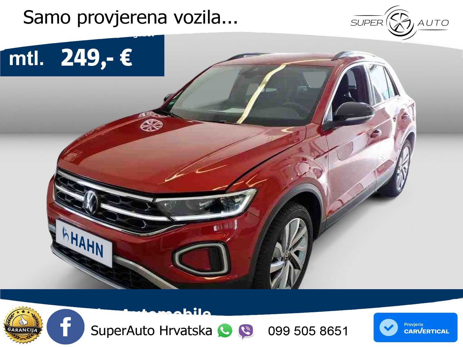 Volkswagen T-Roc I 1.5 TSI (150 KS) LED+GR SJED+ACC