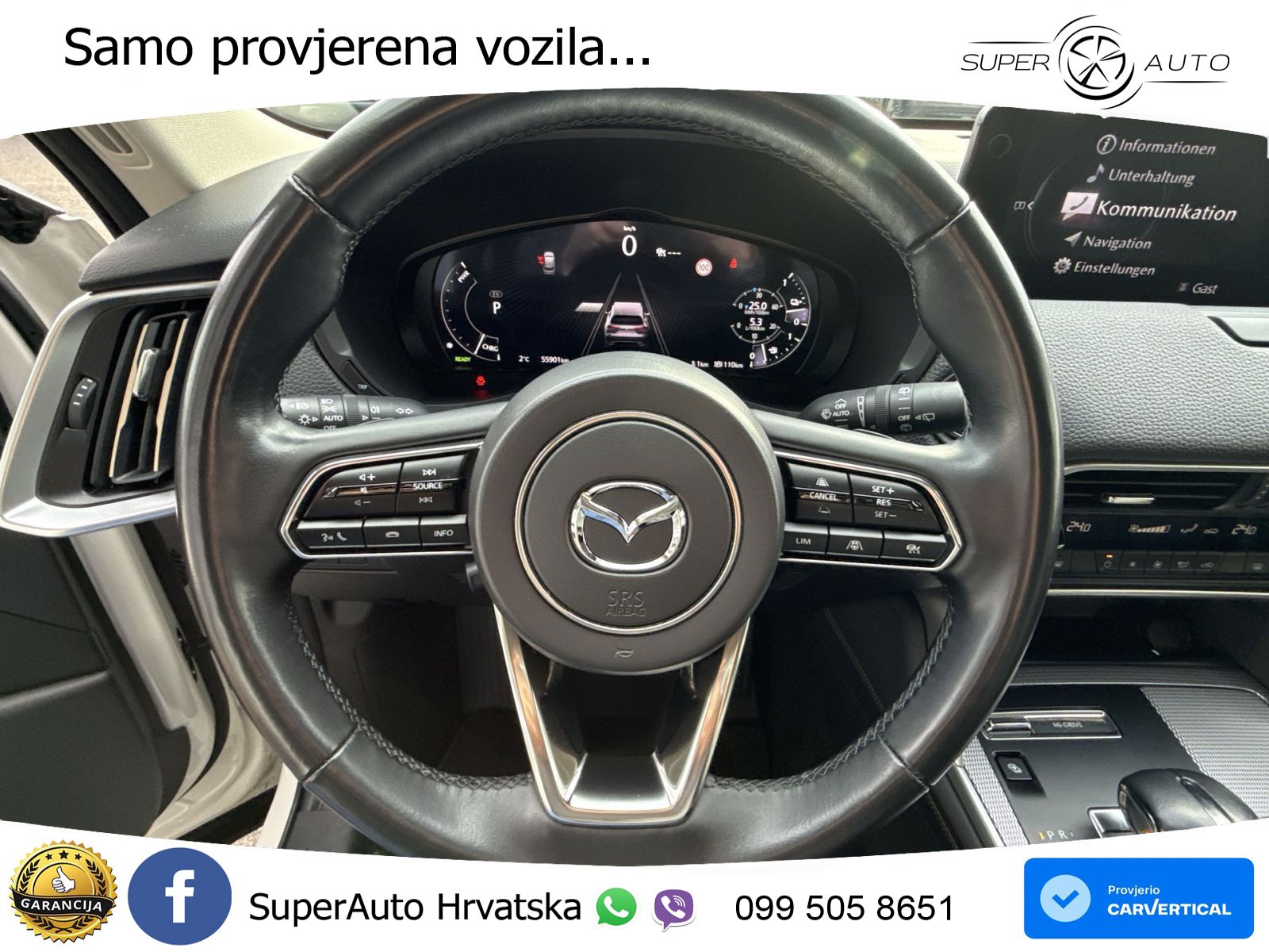 Mazda CX-60 2.5 e-Skyactiv (328 KS) AWD Automatic LED+GR SJED+ACC