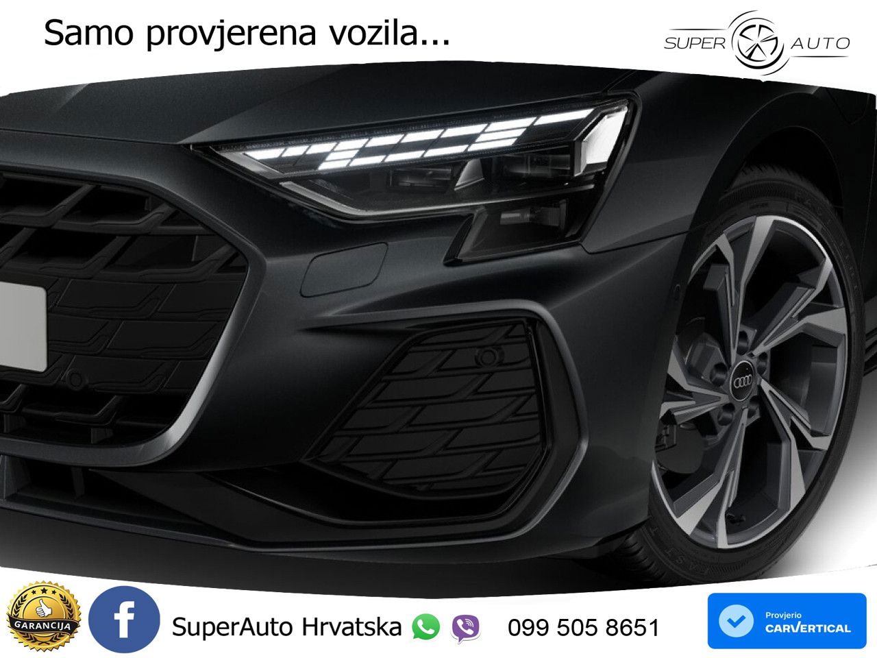 Audi A3 40 TFSIe (204 KS) S tronic S line MATRIX+GR SJED+KAM