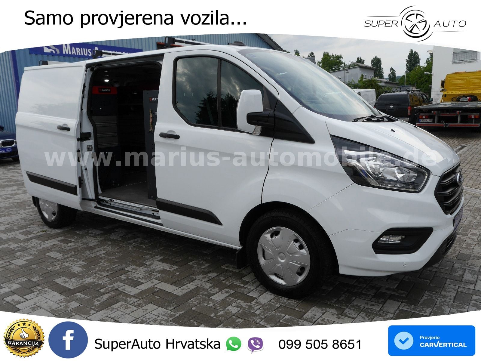 Ford Transit Custom 320 L2H1/Regalsystem/Standheizung 131 KS
