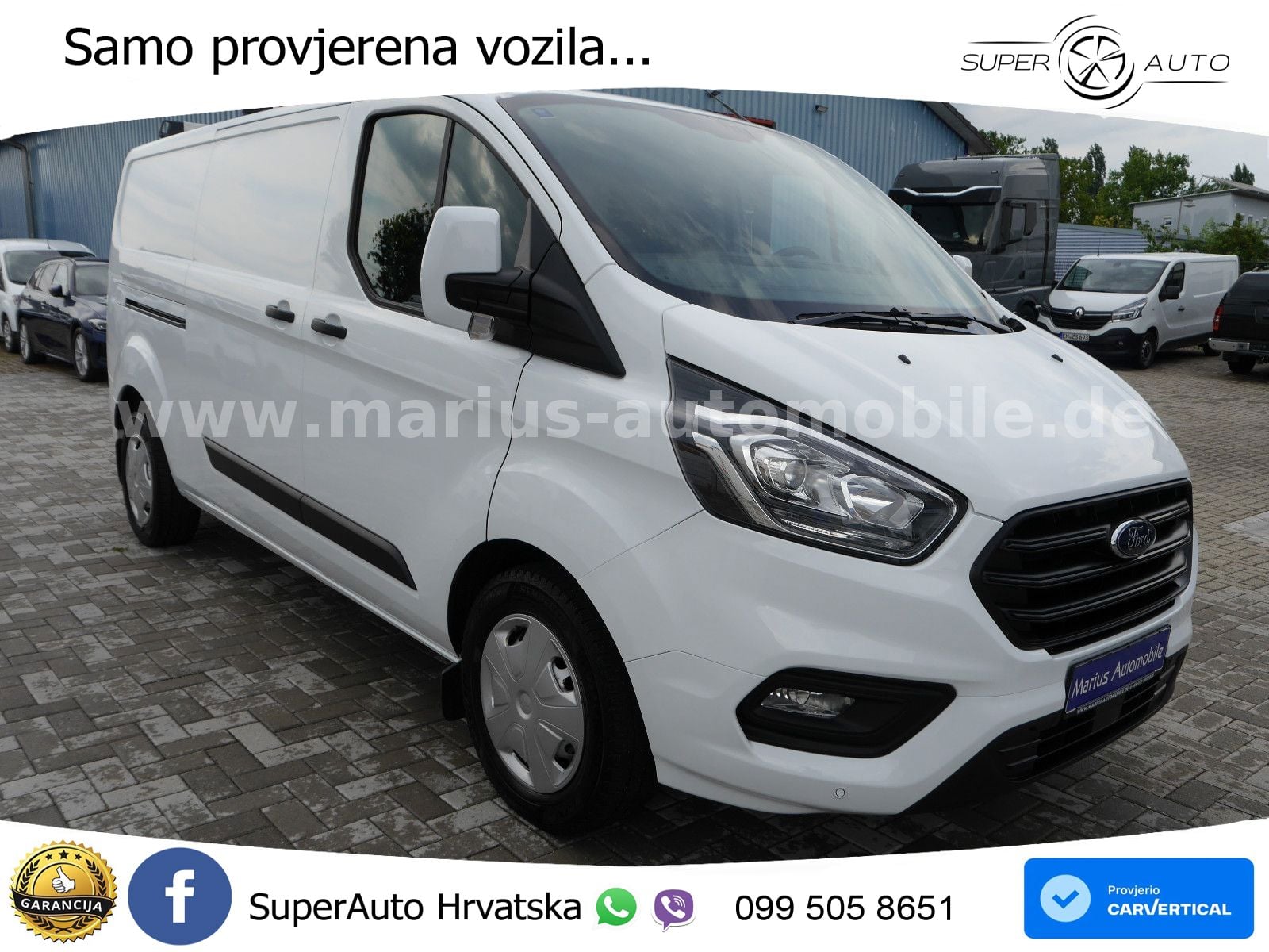 Ford Transit Custom 320 L2H1/Regalsystem/Standheizung 131 KS