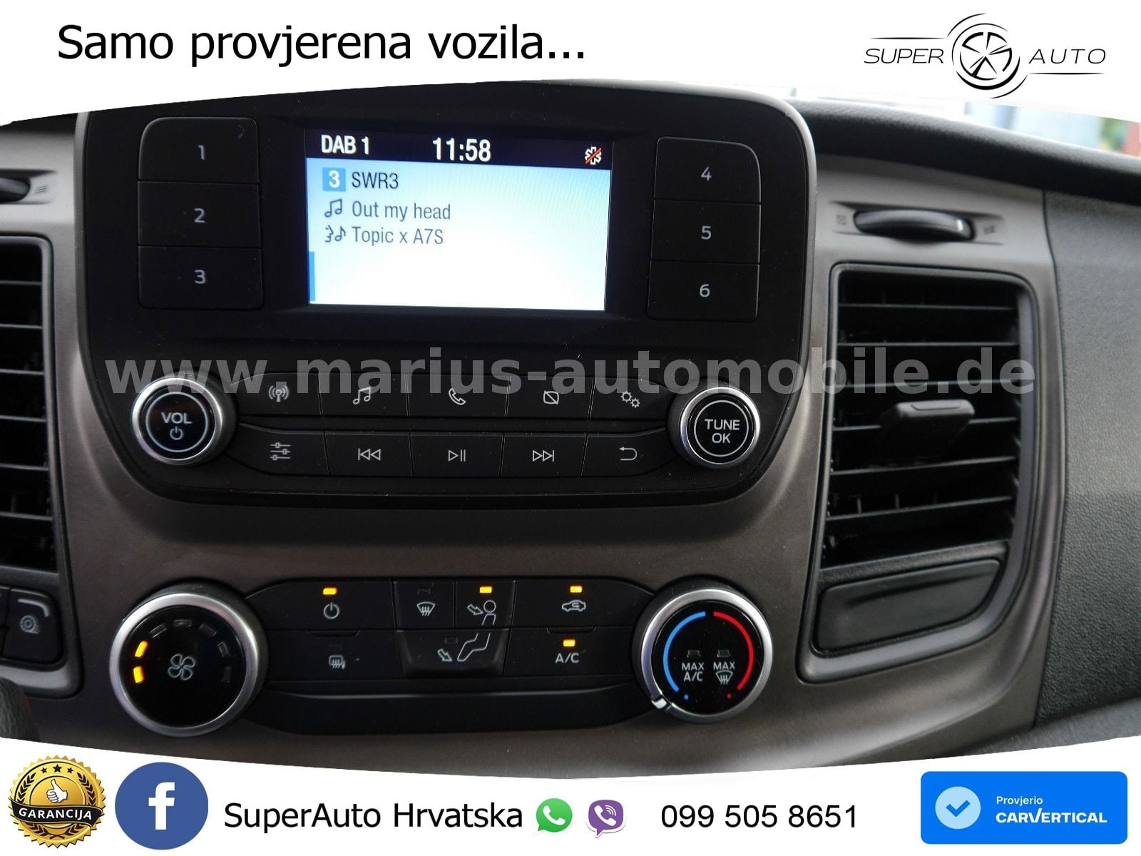 Ford Transit Custom 320 L2H1/Regalsystem/Standheizung 131 KS