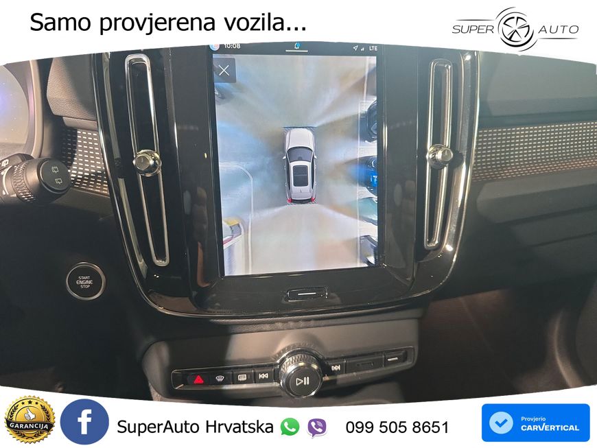 Volvo XC40 2.0 B4 AWD 197 KS Automatic ACC+GR SJED+360+PANO