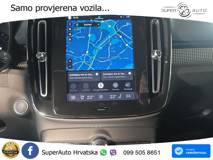 Volvo XC40 2.0 B4 AWD 197 KS Automatic ACC+GR SJED+360+PANO