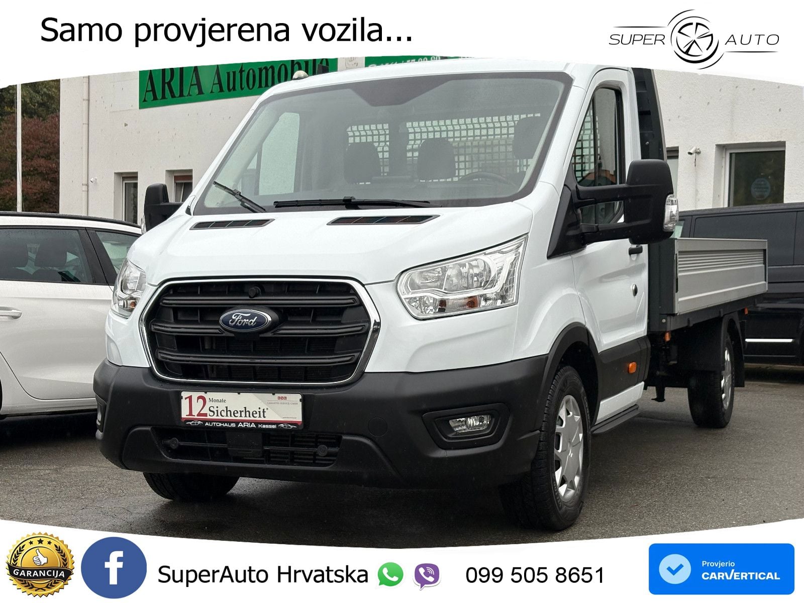 Ford Transit Pritsche 350 L3 Einzelkabine AHK TEMP SH 170 KS