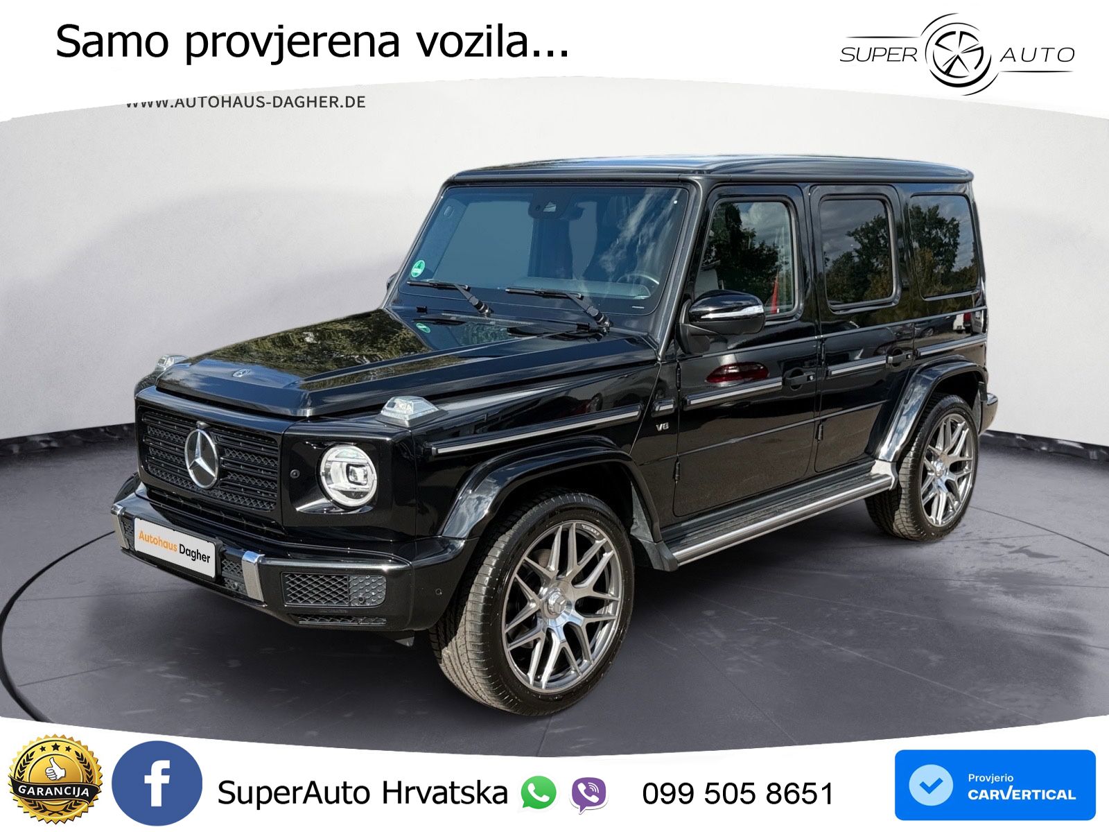 Mercedes G 500 Long V8 (422 KS) 4MATIC 9G-TRONIC Exclusive LED+GR SJED+ACC