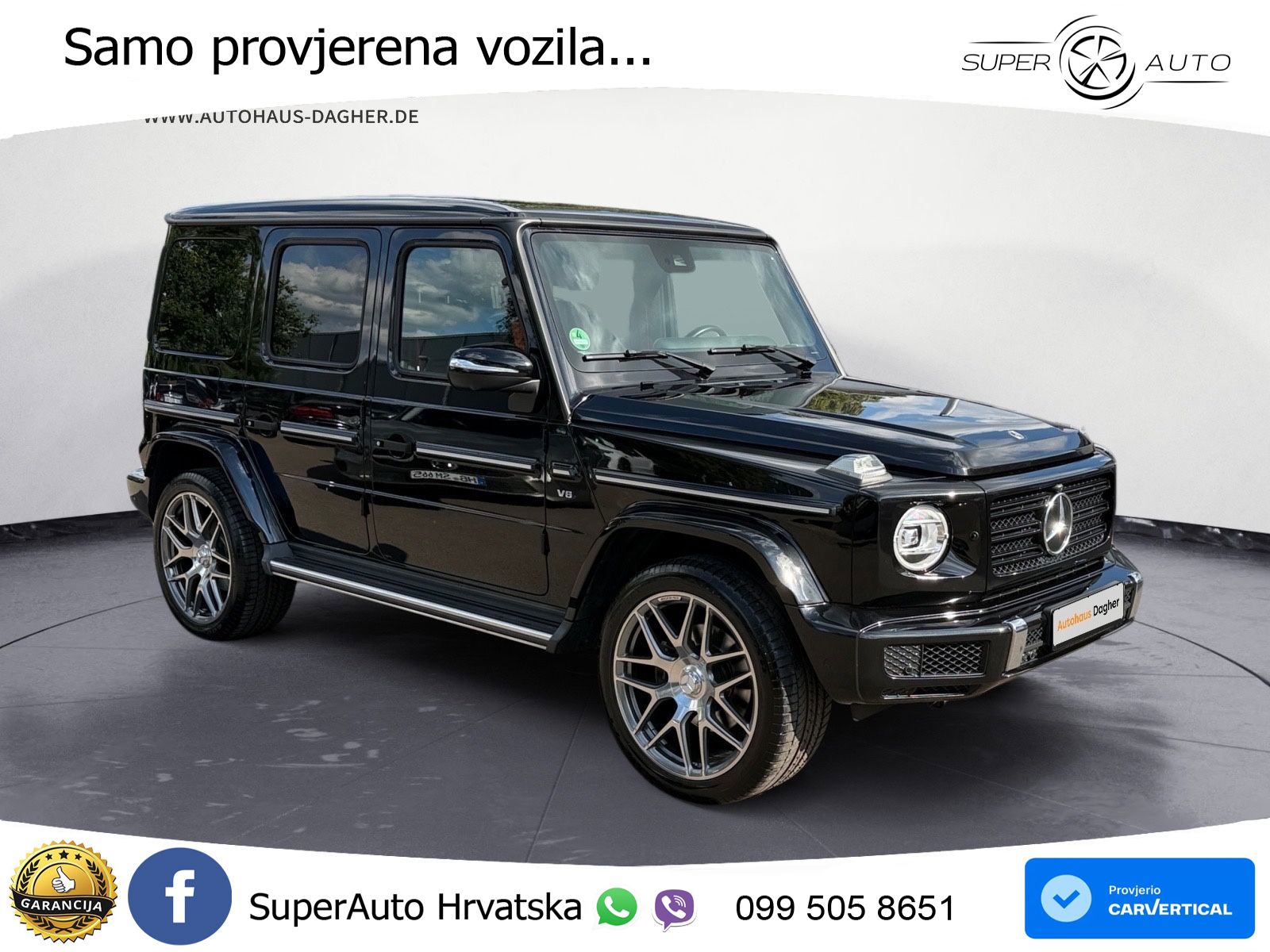 Mercedes G 500 Long V8 (422 KS) 4MATIC 9G-TRONIC Exclusive LED+GR SJED+ACC