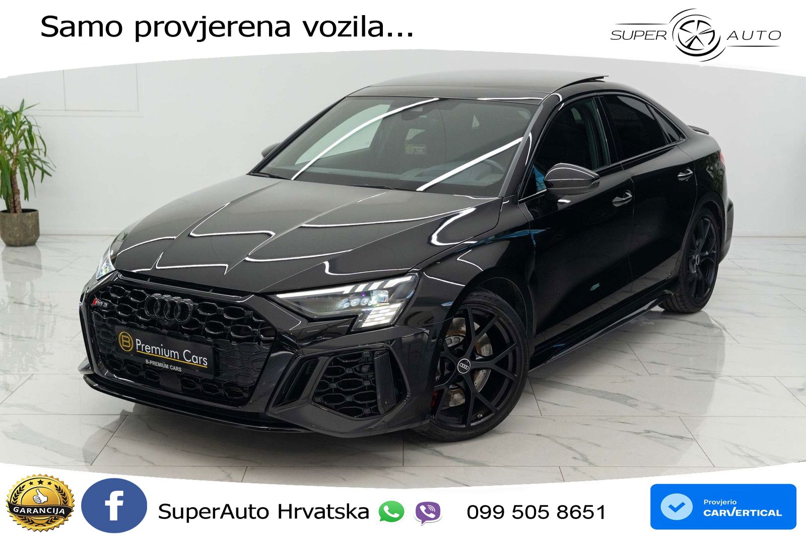 Audi RS3 Sedan 2.5 TFSI (400 KS) quattro S tronic LED+GR SJED+ACC