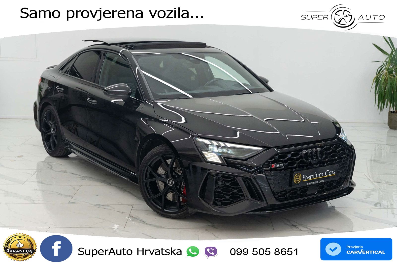 Audi RS3 Sedan 2.5 TFSI (400 KS) quattro S tronic LED+GR SJED+ACC