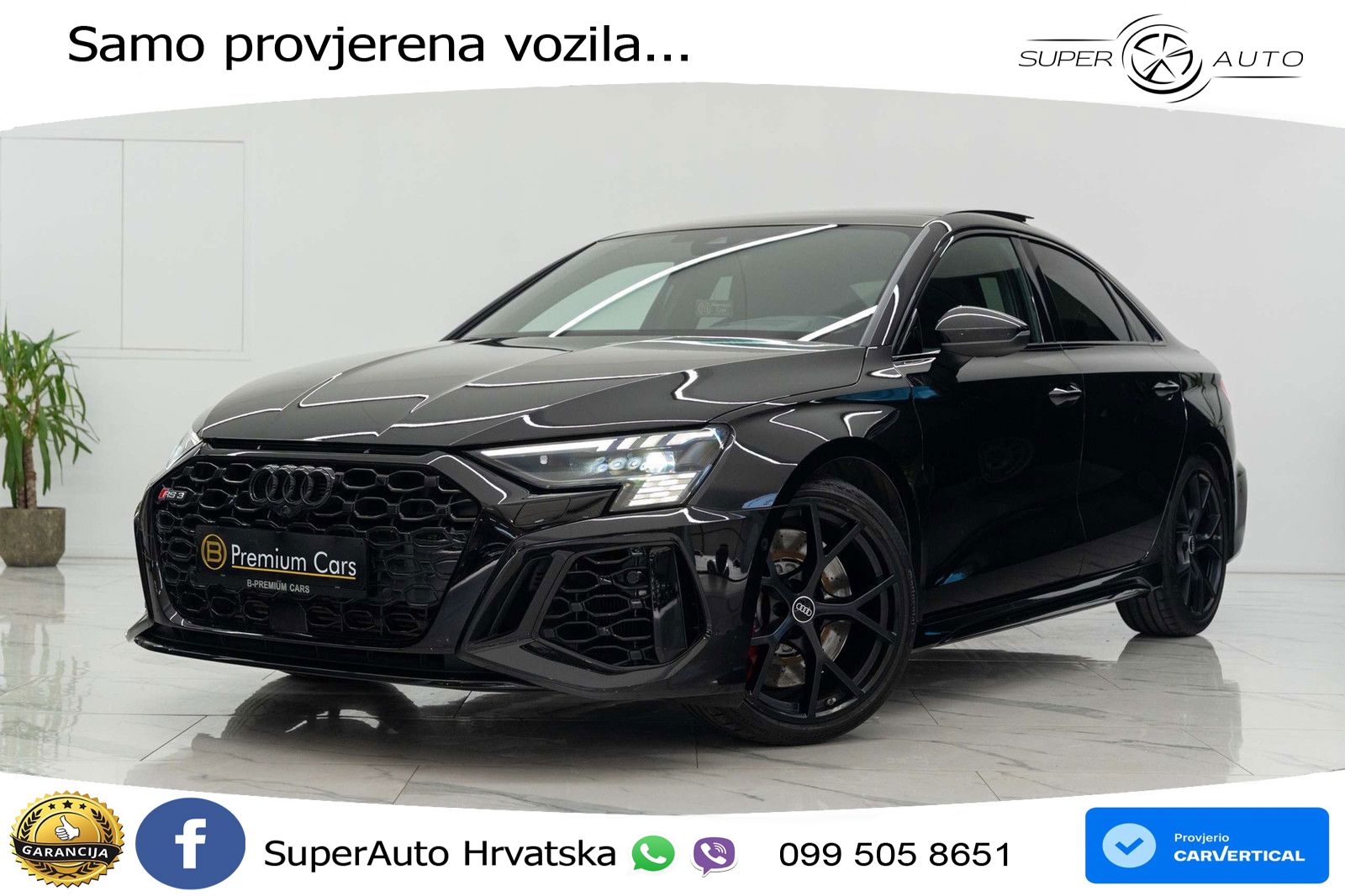 Audi RS3 Sedan 2.5 TFSI (400 KS) quattro S tronic LED+GR SJED+ACC