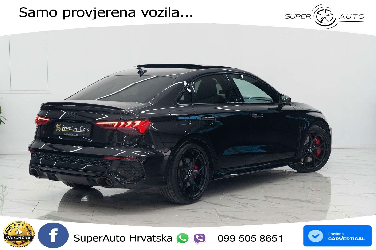 Audi RS3 Sedan 2.5 TFSI (400 KS) quattro S tronic LED+GR SJED+ACC
