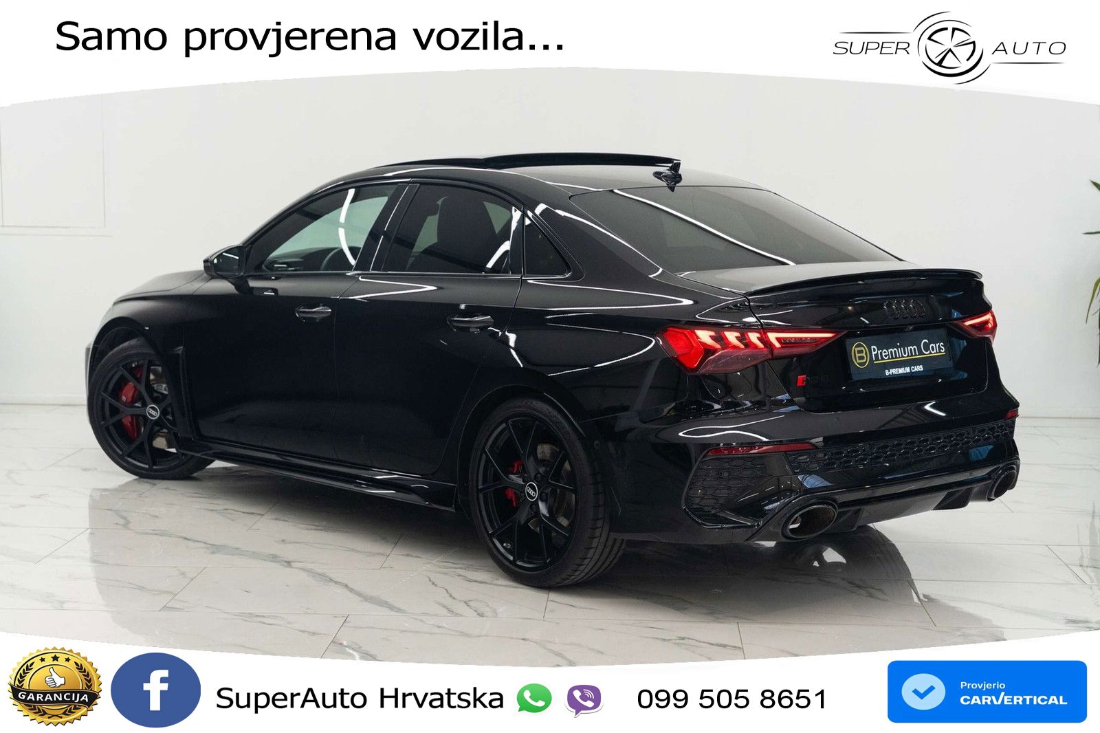 Audi RS3 Sedan 2.5 TFSI (400 KS) quattro S tronic LED+GR SJED+ACC