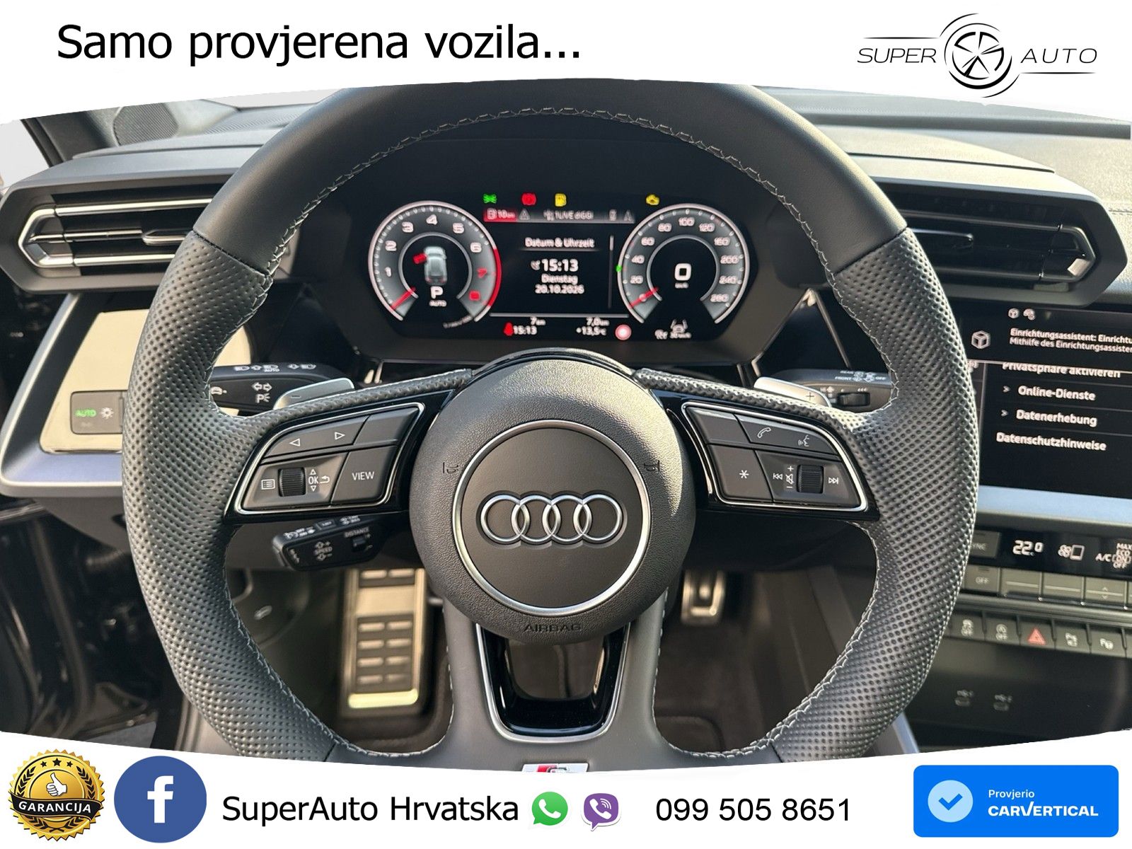 Audi A3 40 TFSI (204 KS) quattro S tronic S line LED+GR SJED+ACC