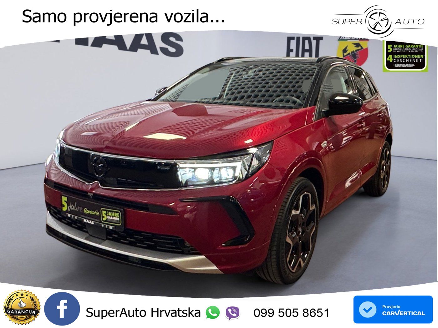Opel Grandland 1.2i Turbo (130 KS) Automatic Ultimate LED+GR SJED+ACC