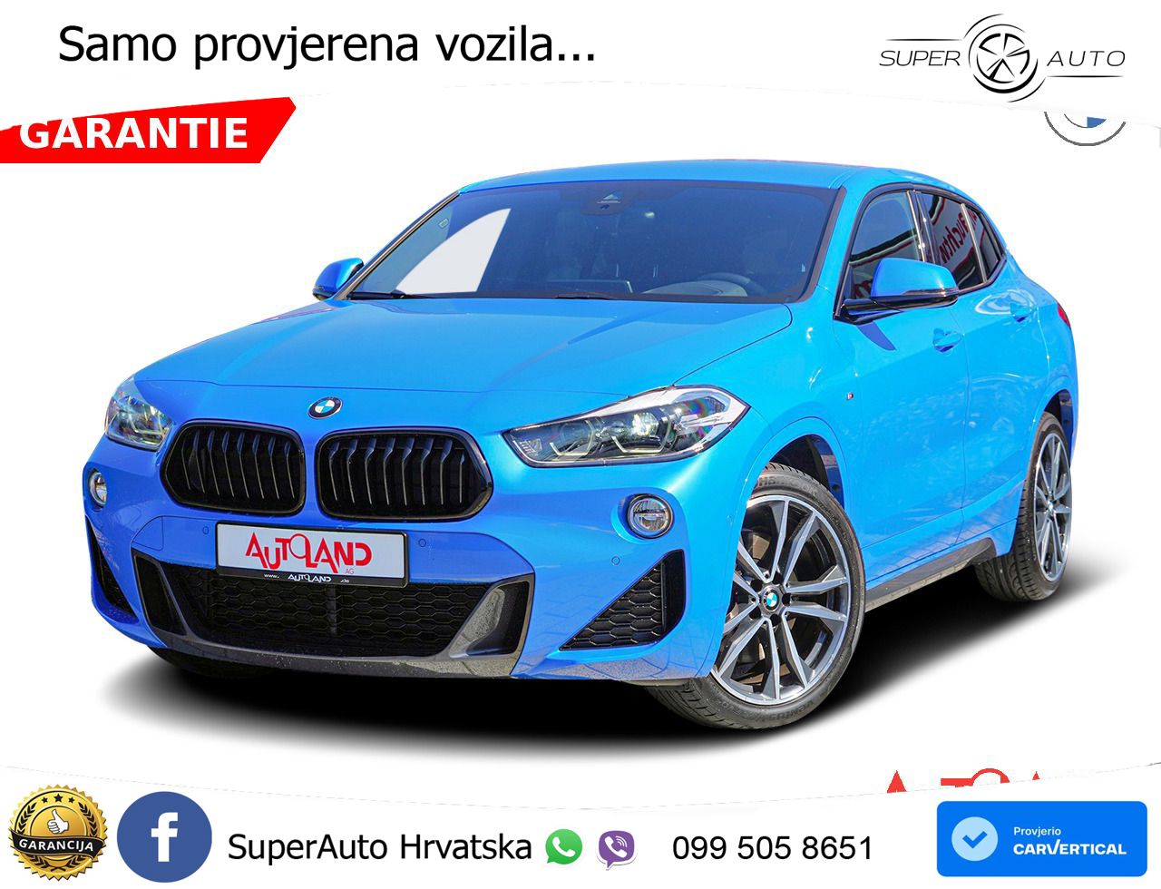 BMW X2 xDrive20d Steptronic M Sport LED+GR SJED+ACC