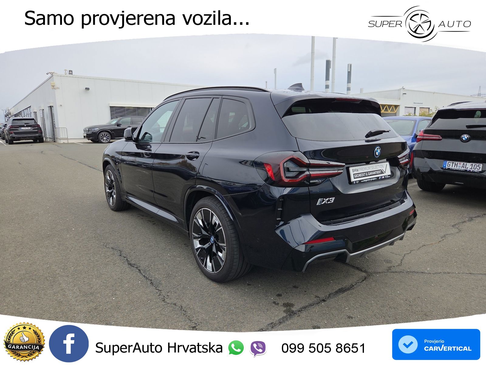 BMW iX3 80 kWh (286 KS) M Sport LED+GR SJED+ACC