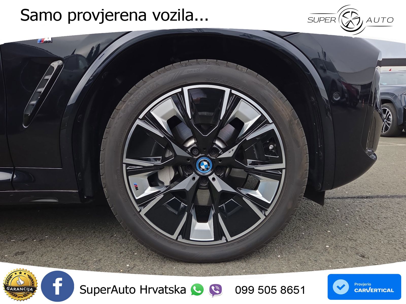 BMW iX3 80 kWh (286 KS) M Sport LED+GR SJED+ACC