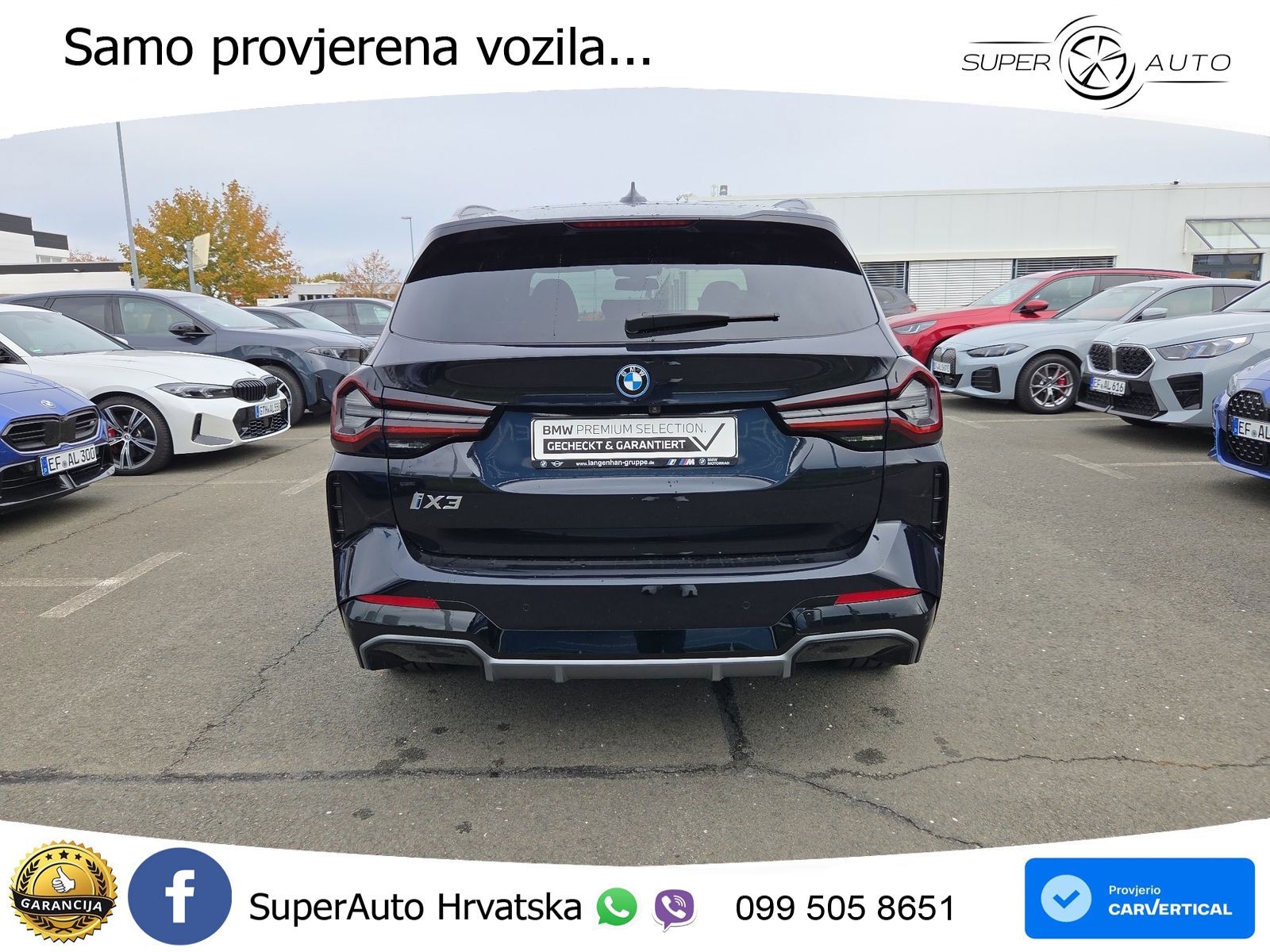 BMW iX3 80 kWh (286 KS) M Sport LED+GR SJED+ACC