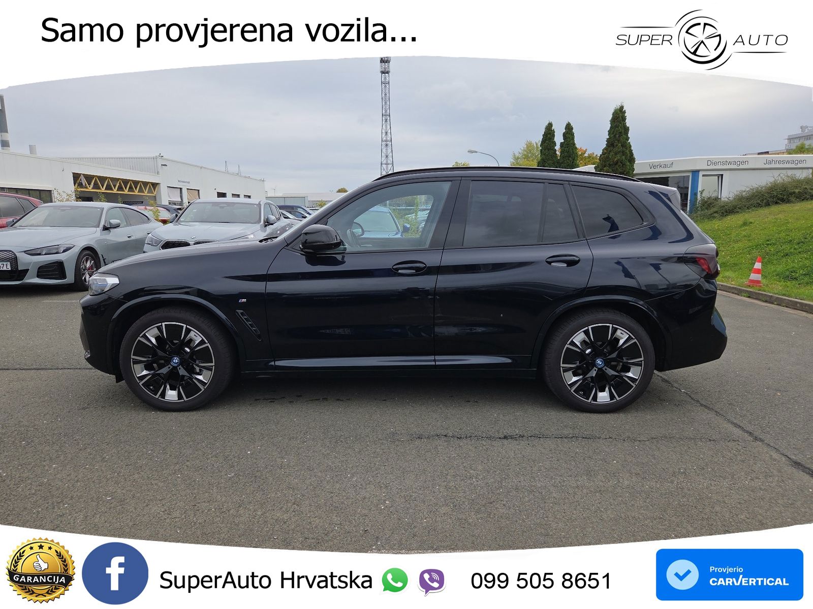 BMW iX3 80 kWh (286 KS) M Sport LED+GR SJED+ACC