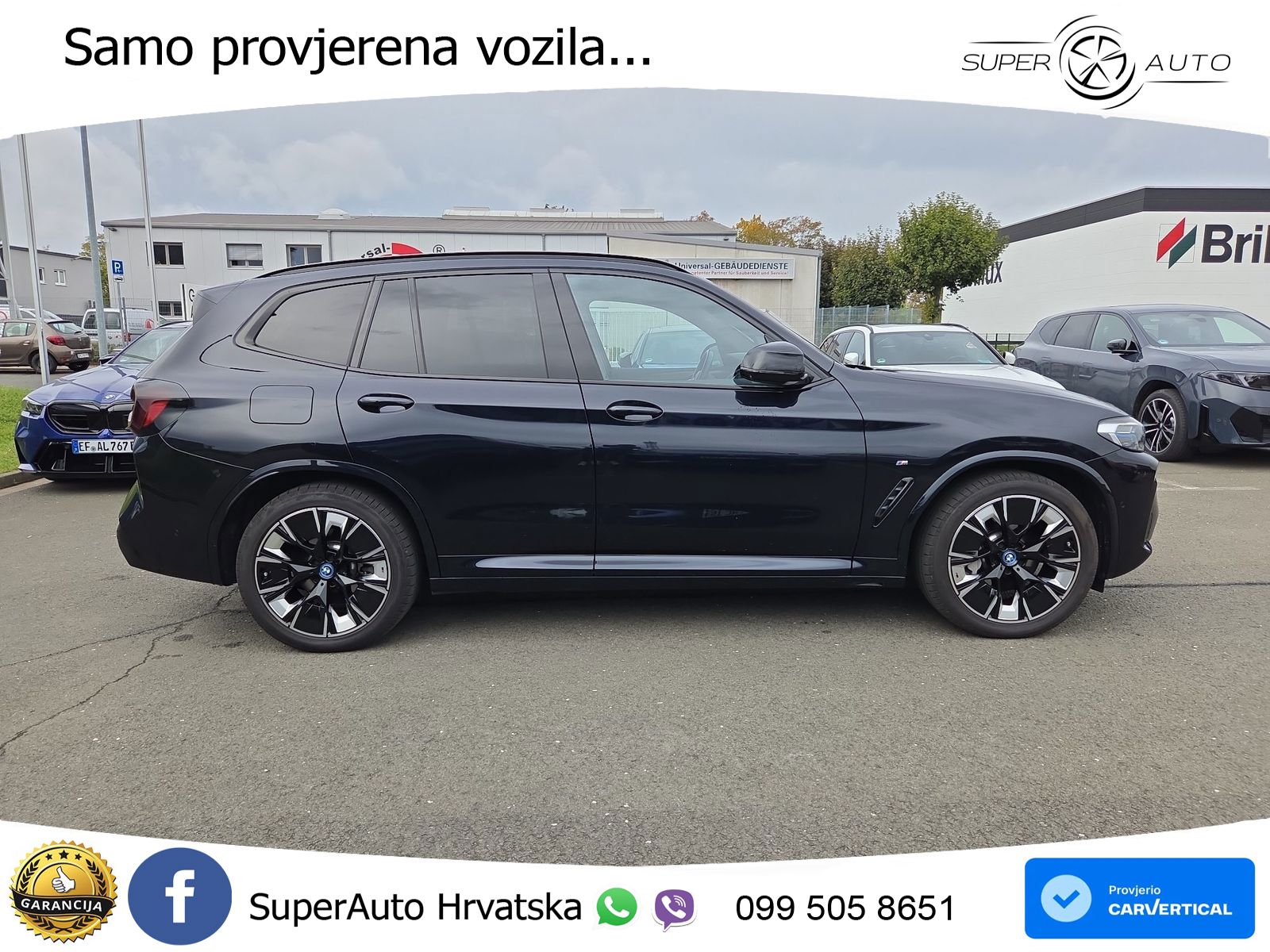 BMW iX3 80 kWh (286 KS) M Sport LED+GR SJED+ACC