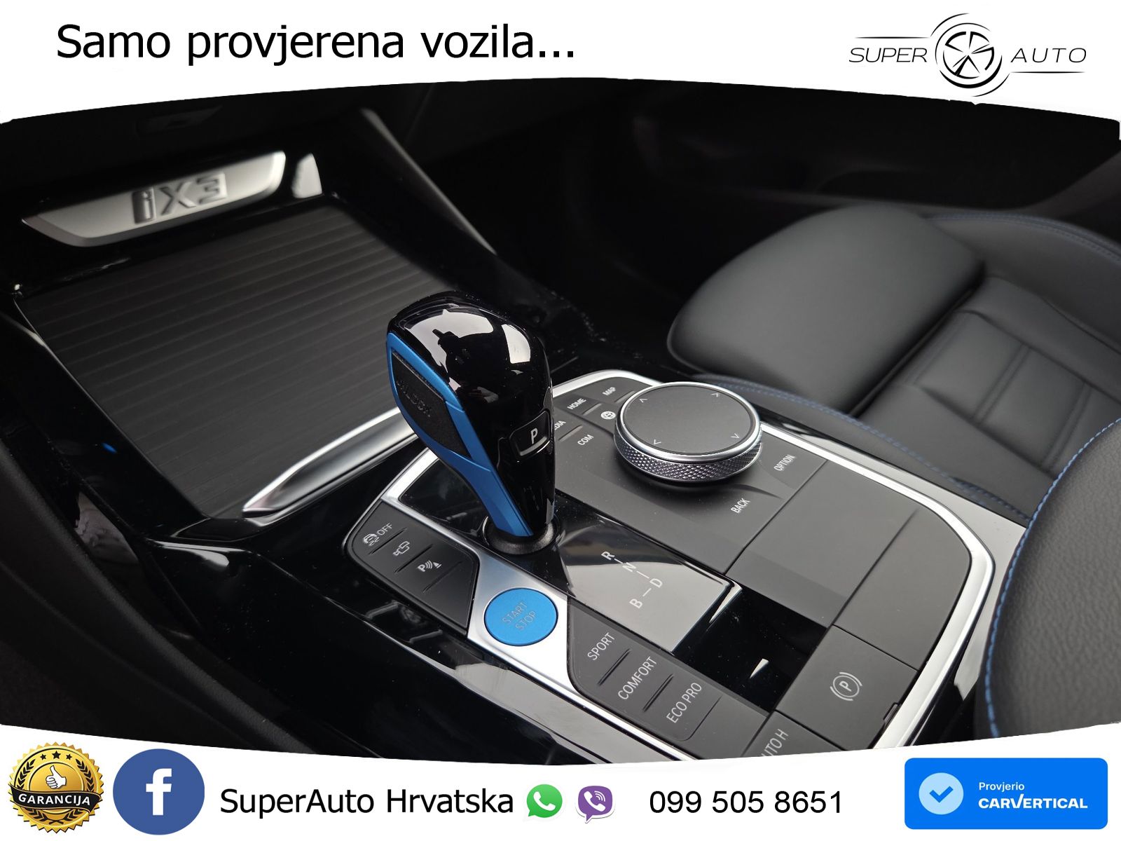 BMW iX3 80 kWh (286 KS) M Sport LED+GR SJED+ACC
