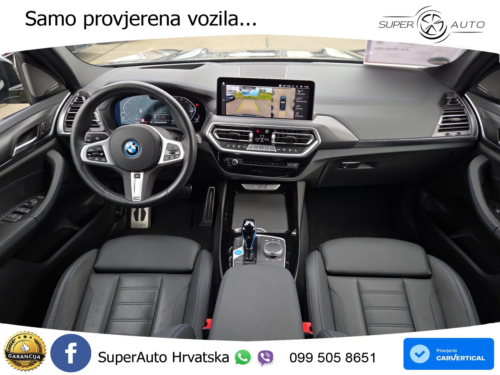 BMW iX3 80 kWh (286 KS) M Sport LED+GR SJED+ACC