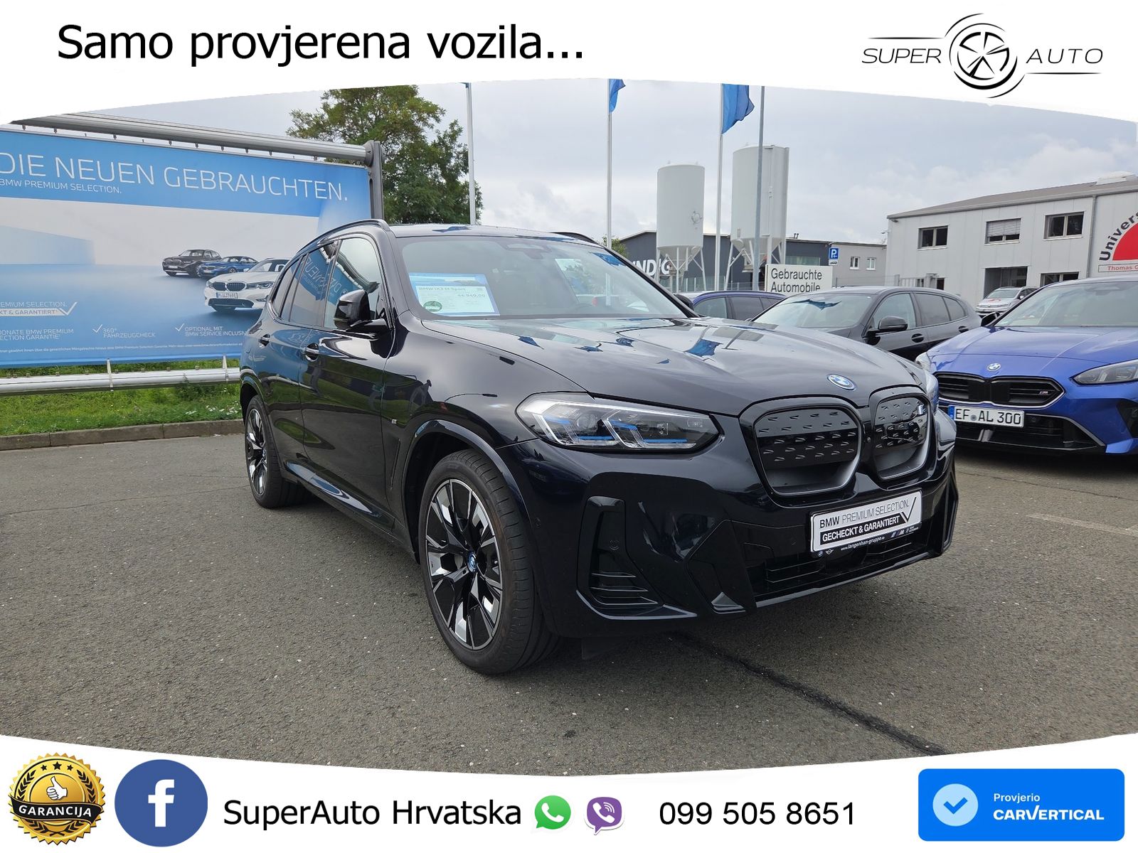 BMW iX3 80 kWh (286 KS) M Sport LED+GR SJED+ACC