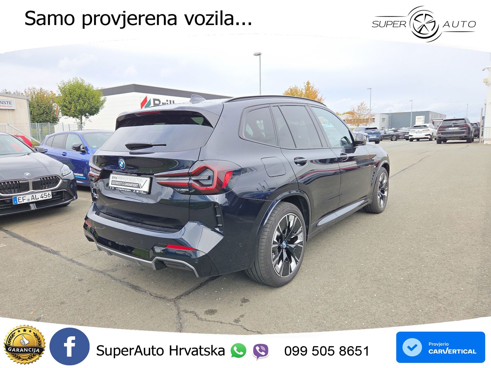 BMW iX3 80 kWh (286 KS) M Sport LED+GR SJED+ACC