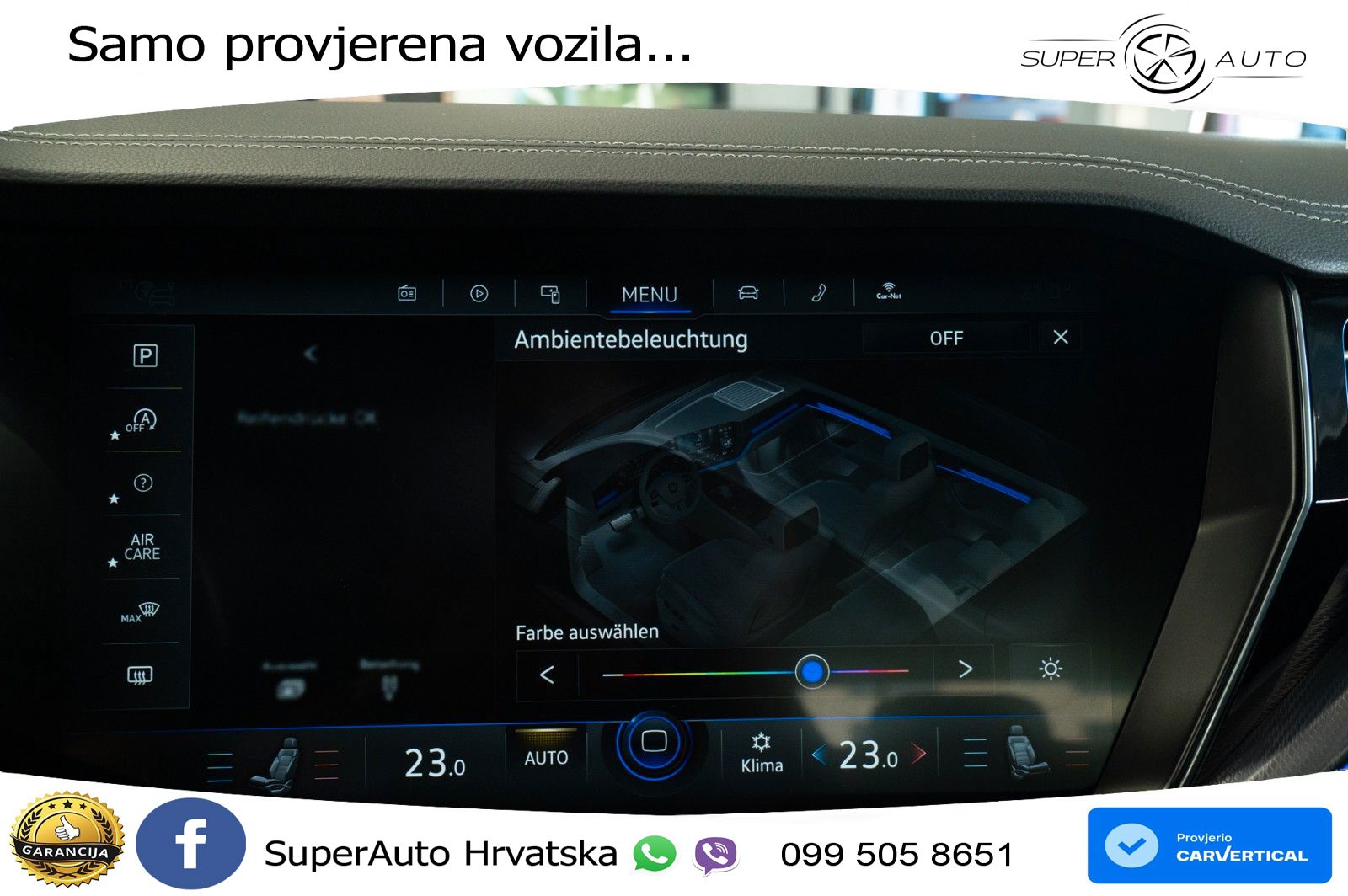 Volkswagen Touareg 3.0 V6 TDI (286 KS) 4MOTION Tiptronic R-Line ZRAČNI+ACC+GR SJED+KAM
